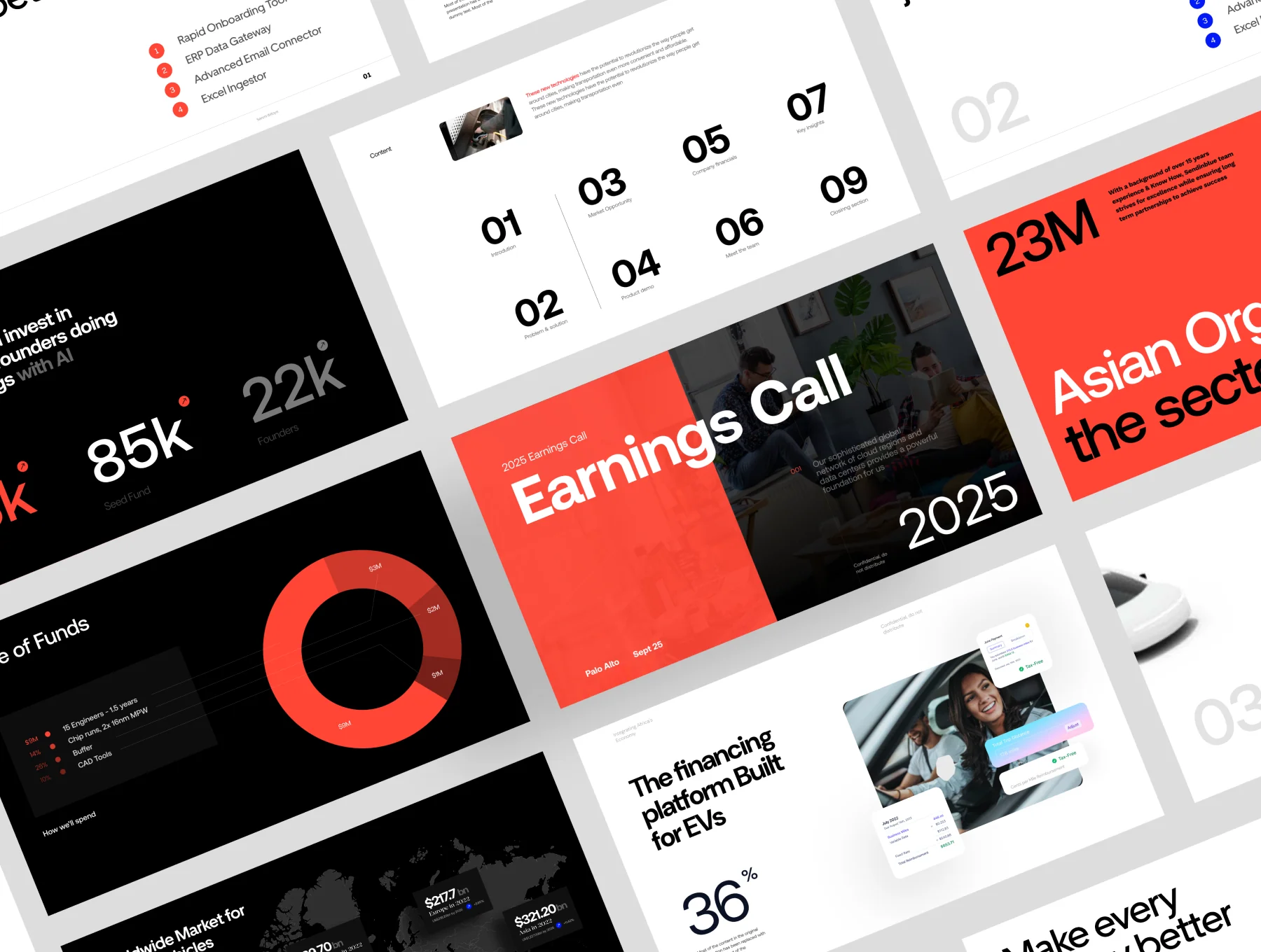 Grey Presentation template 4