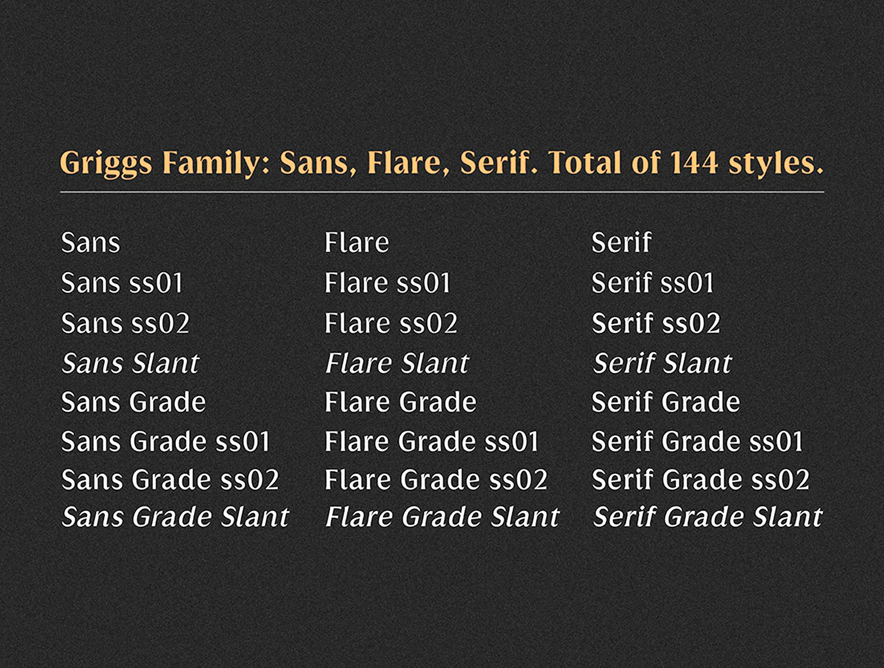 Griggs Variable Typeface 6