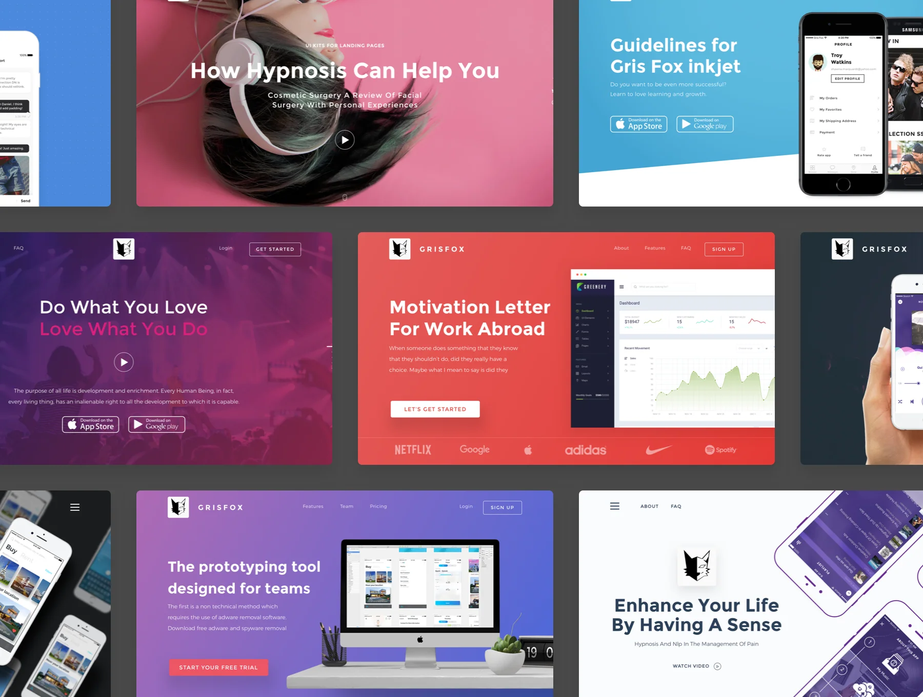 Gris Fox UI Collection 4