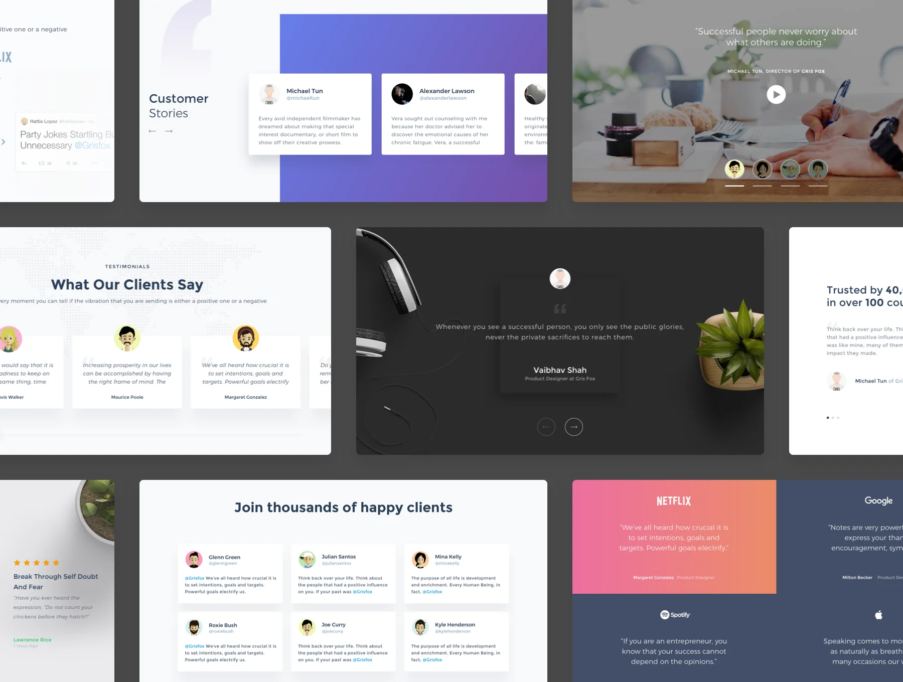 Gris Fox UI Collection 6