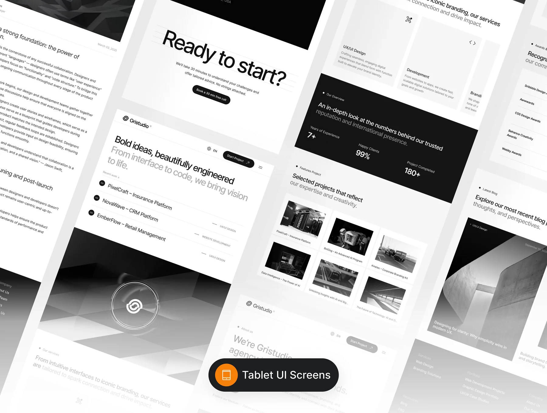 Gristudio - Portfolio UI Kit 6