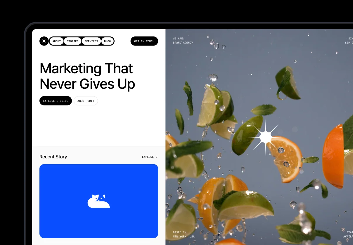 Grit – Marketing Agency Website