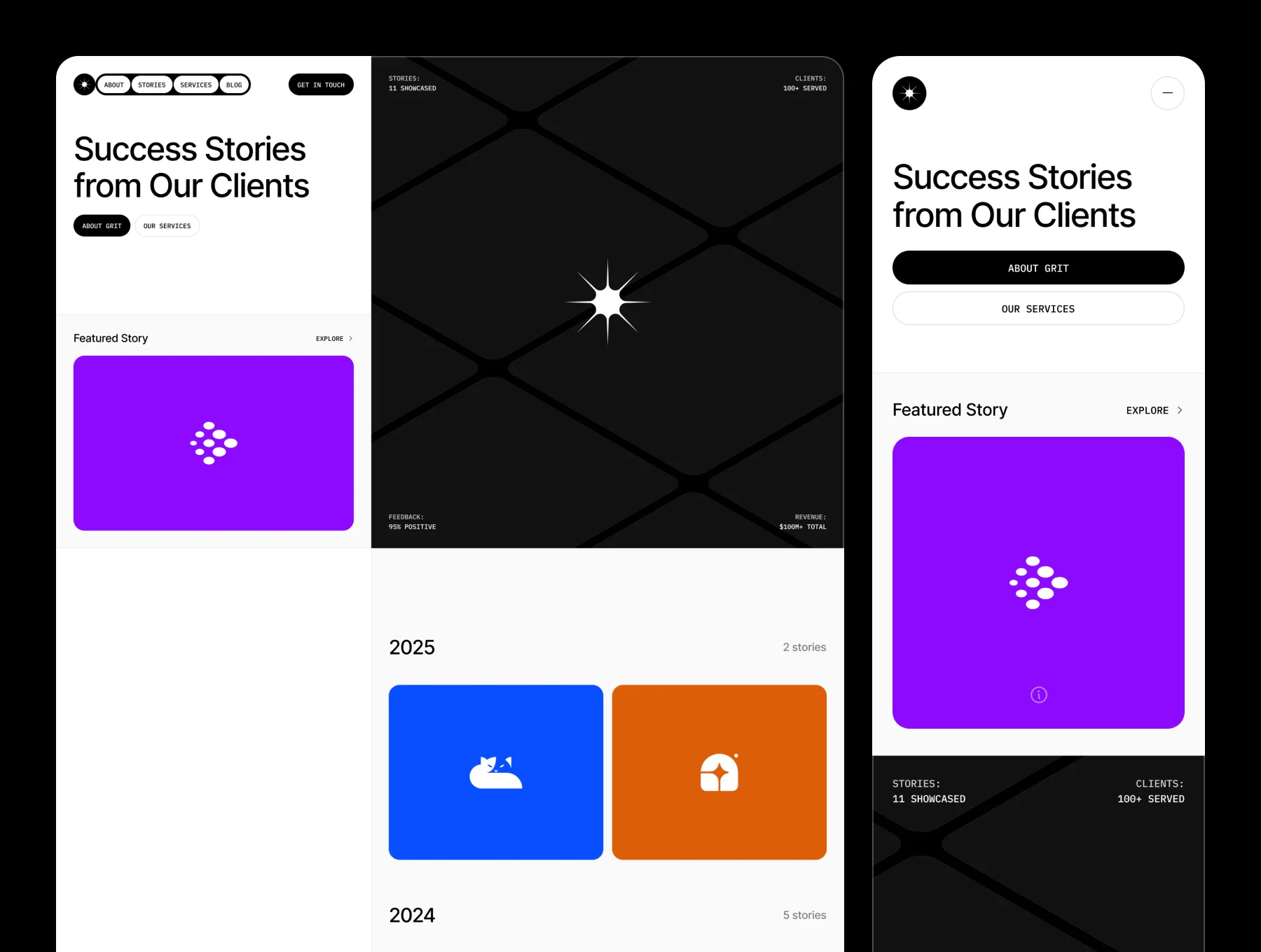 Grit – Marketing Agency Website 4