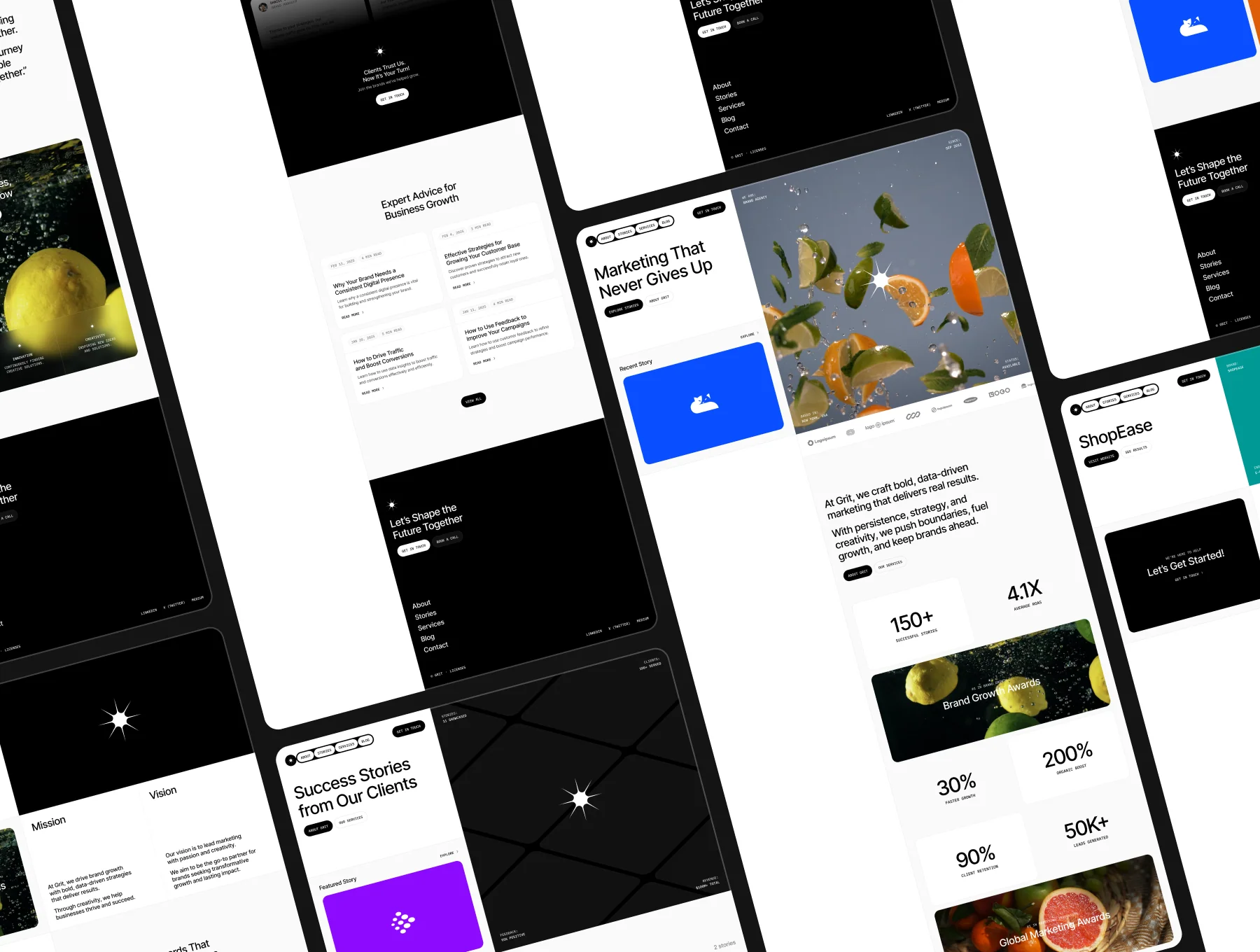 Grit – Marketing Agency Website 5