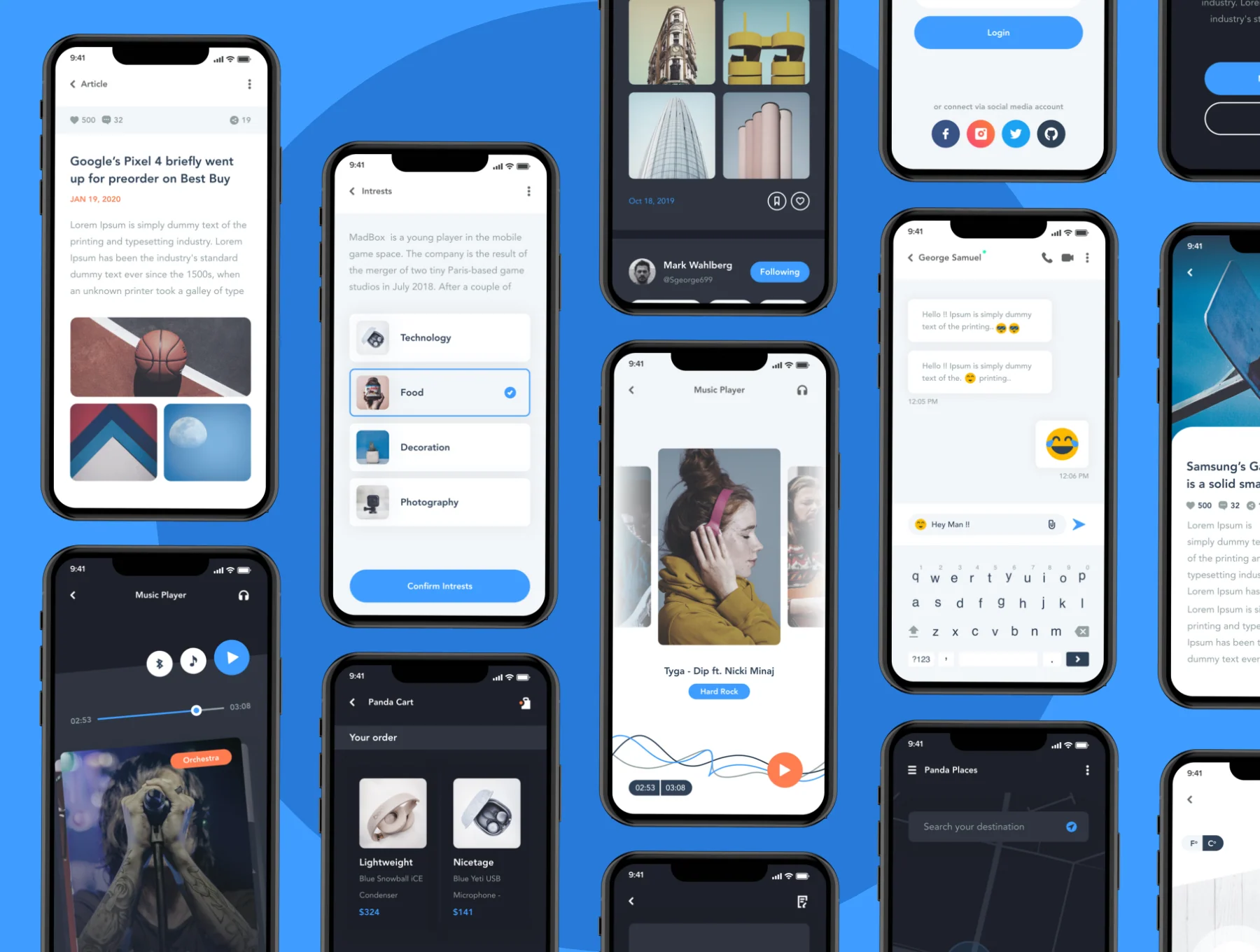 Grizzly | Mobile App Ui KIt 3