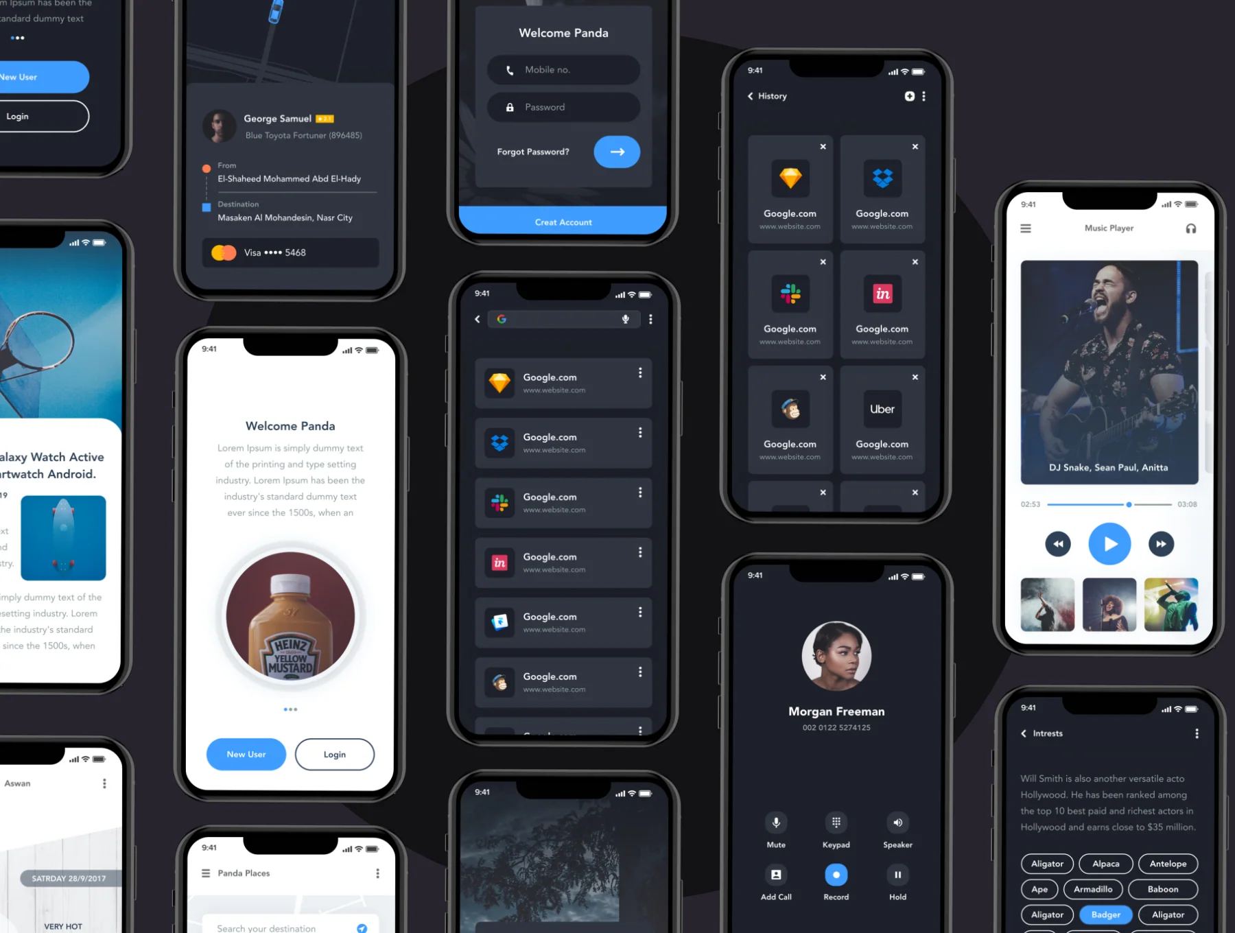 Grizzly | Mobile App Ui KIt 4