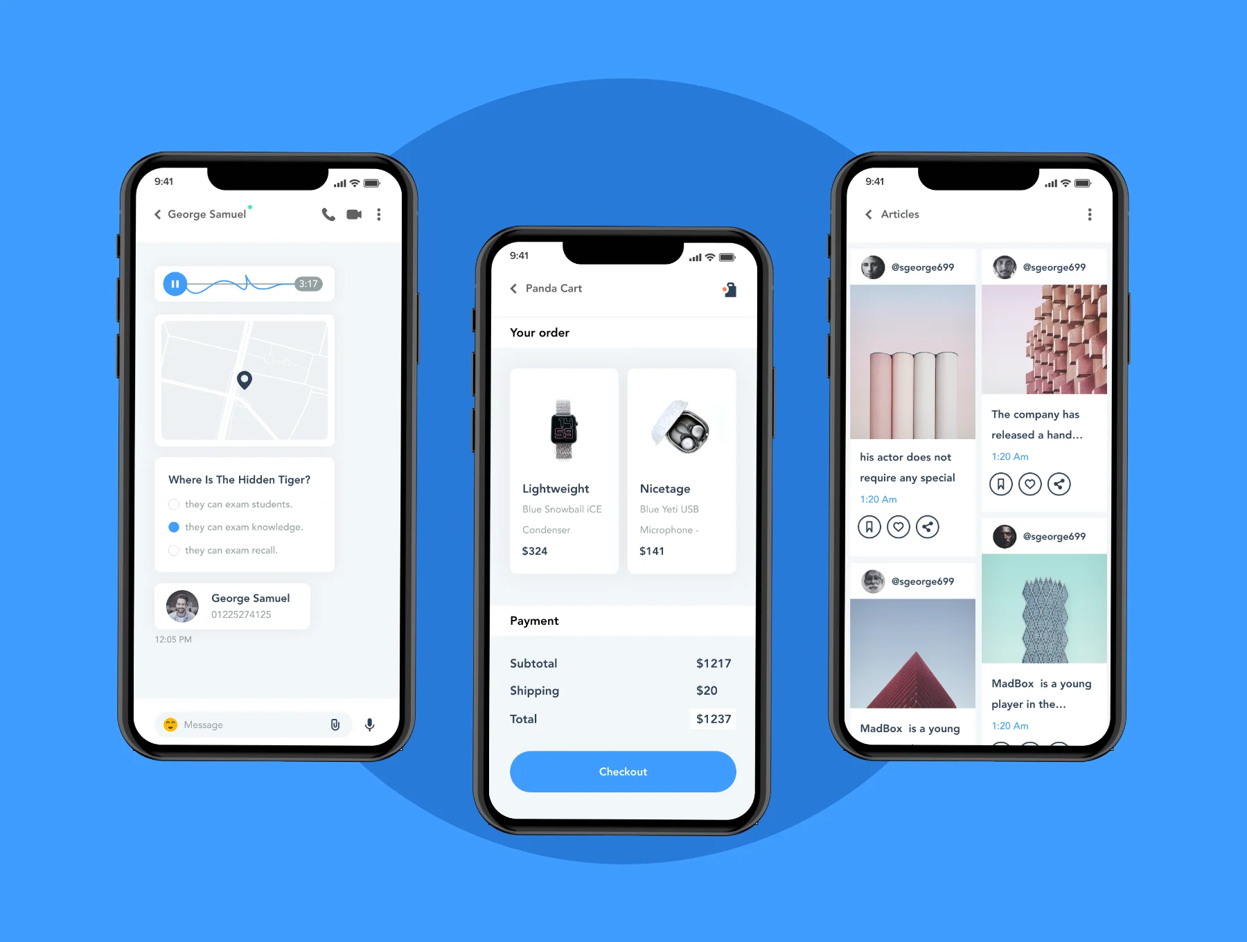 Grizzly | Mobile App Ui KIt 6