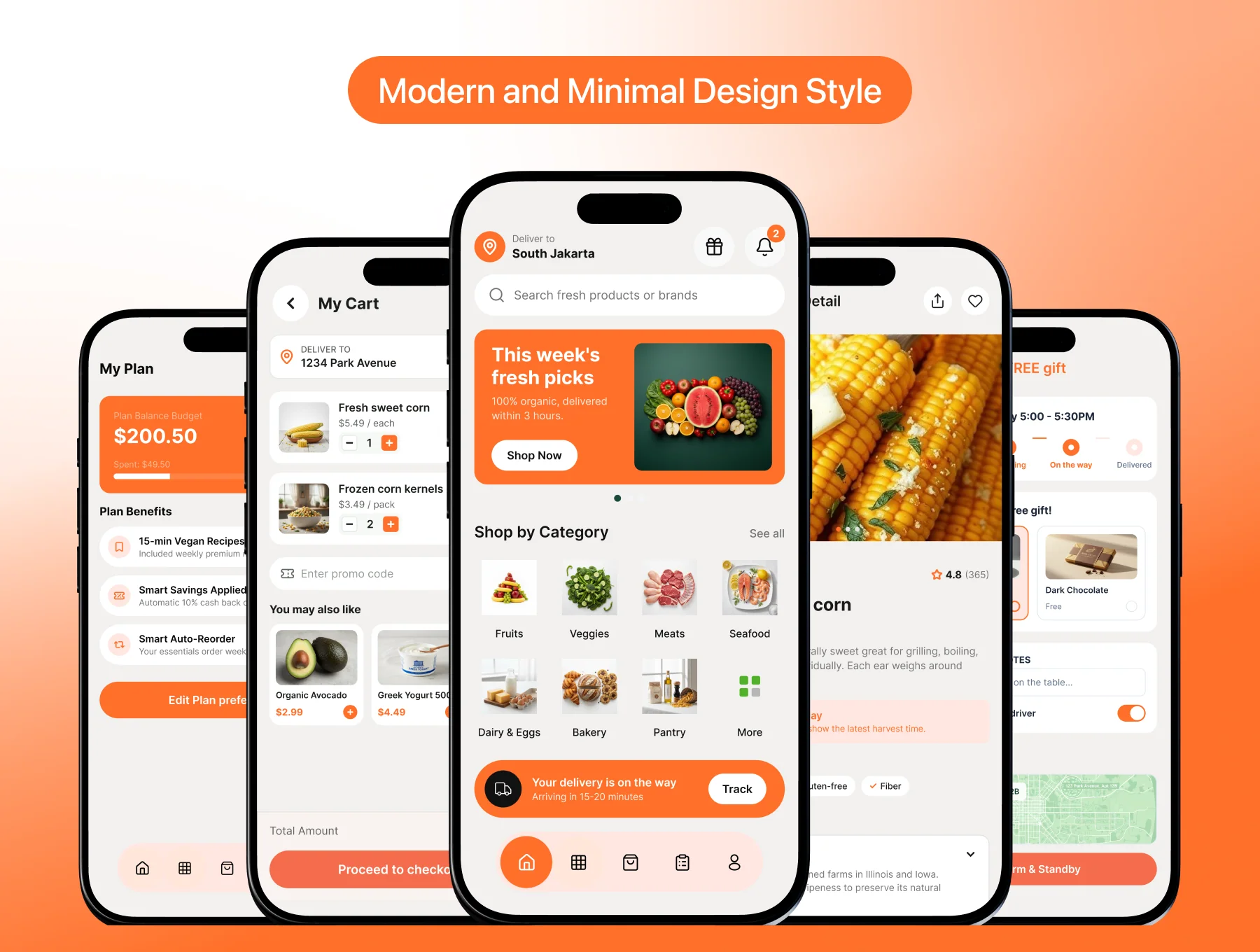 Groc – Grocery Shopping Mobile App UI Kit 3
