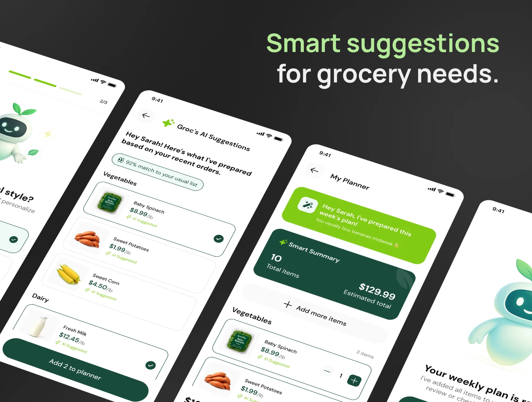 Groceria - Grocery Ecommerce Mobile App UI Kit 4