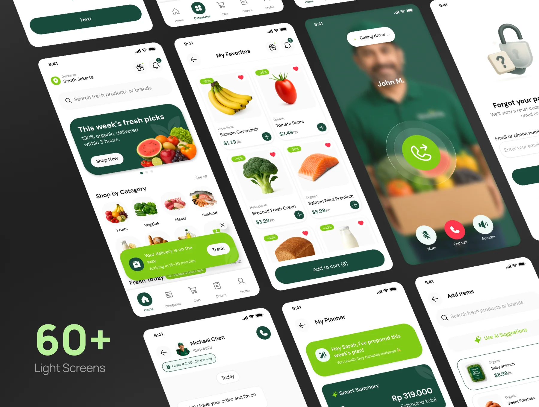 Groceria - Grocery Ecommerce Mobile App UI Kit 5