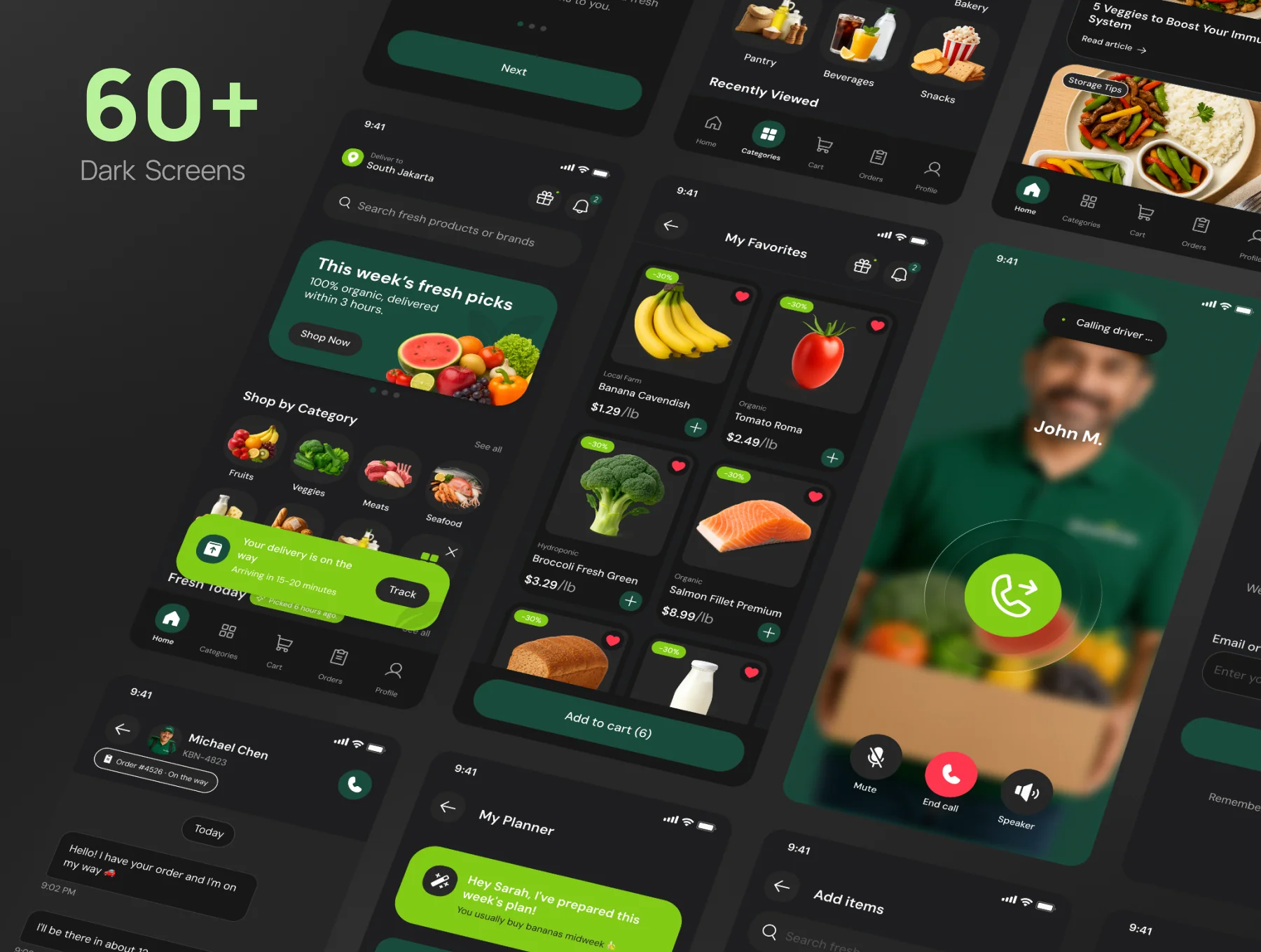 Groceria - Grocery Ecommerce Mobile App UI Kit 6