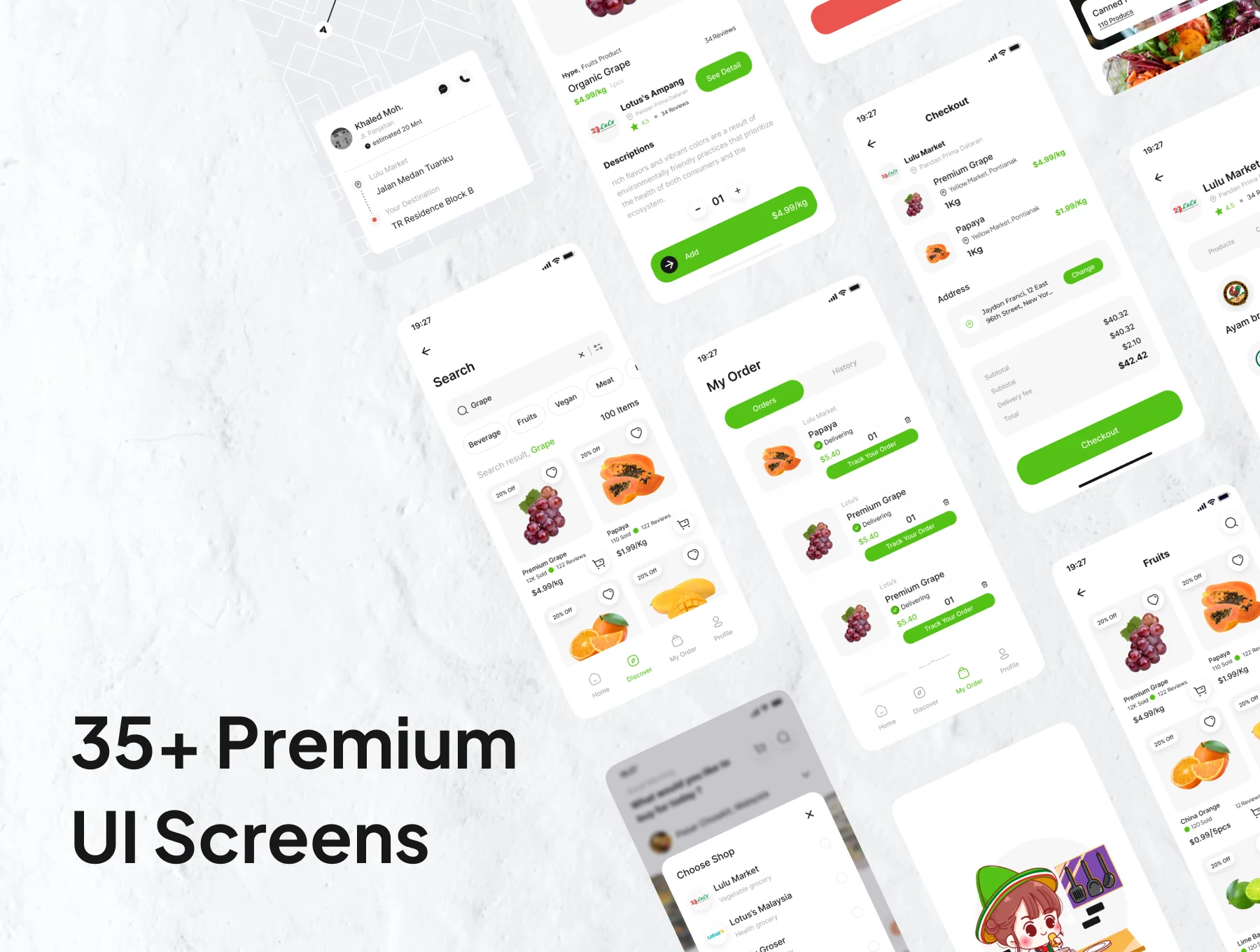 Groceries App UI Kit 5