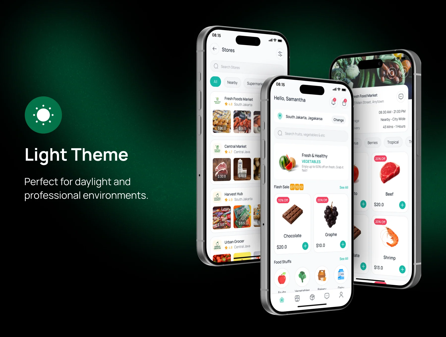 Grocerly - eCommerce Grocery App UI Kit 4
