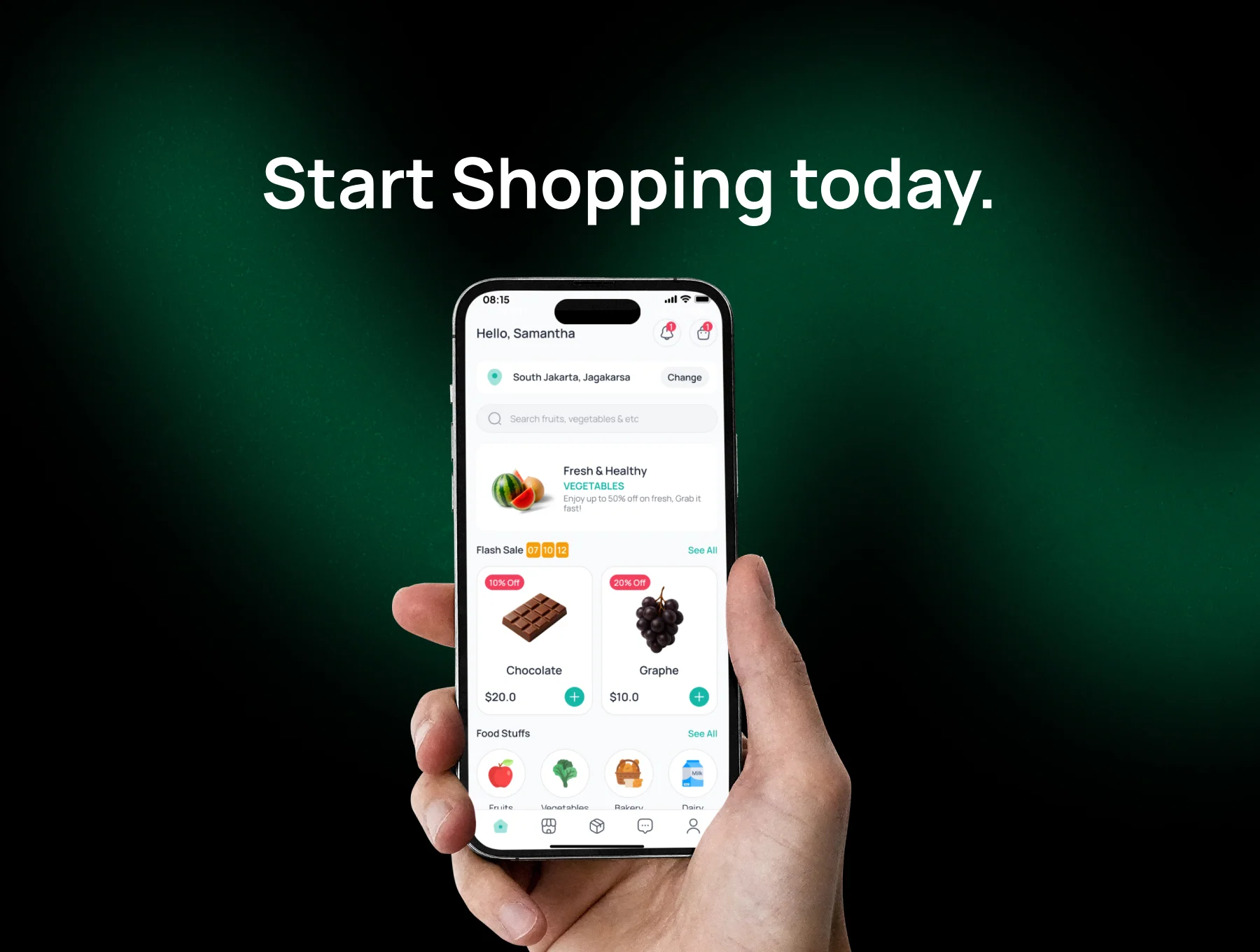 Grocerly - eCommerce Grocery App UI Kit 6