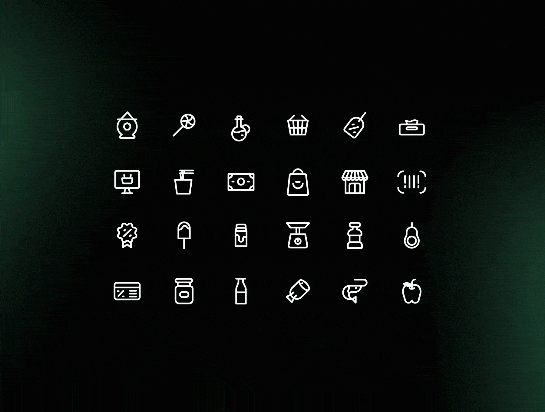 Grocery animated icons 3
