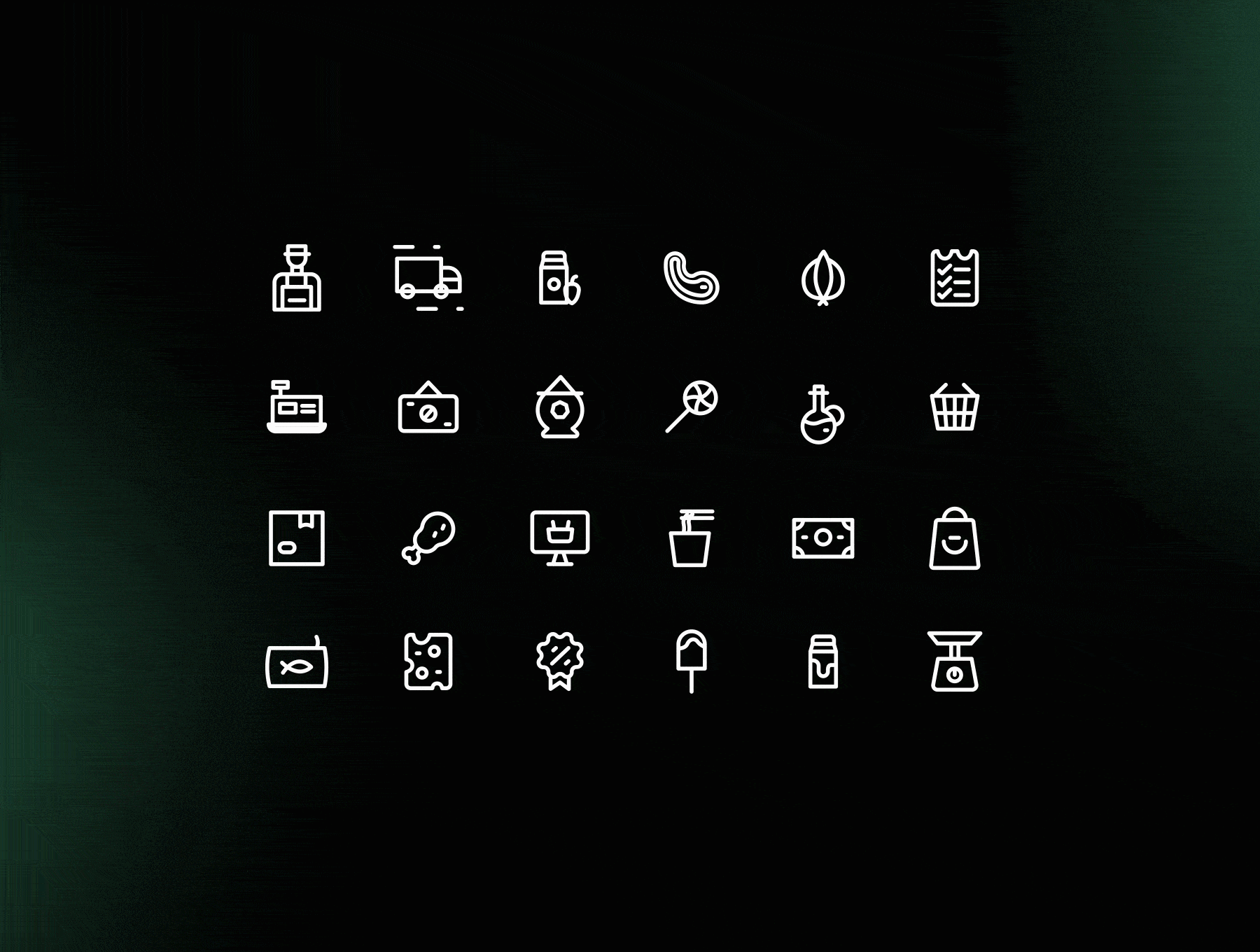 Grocery animated icons 4
