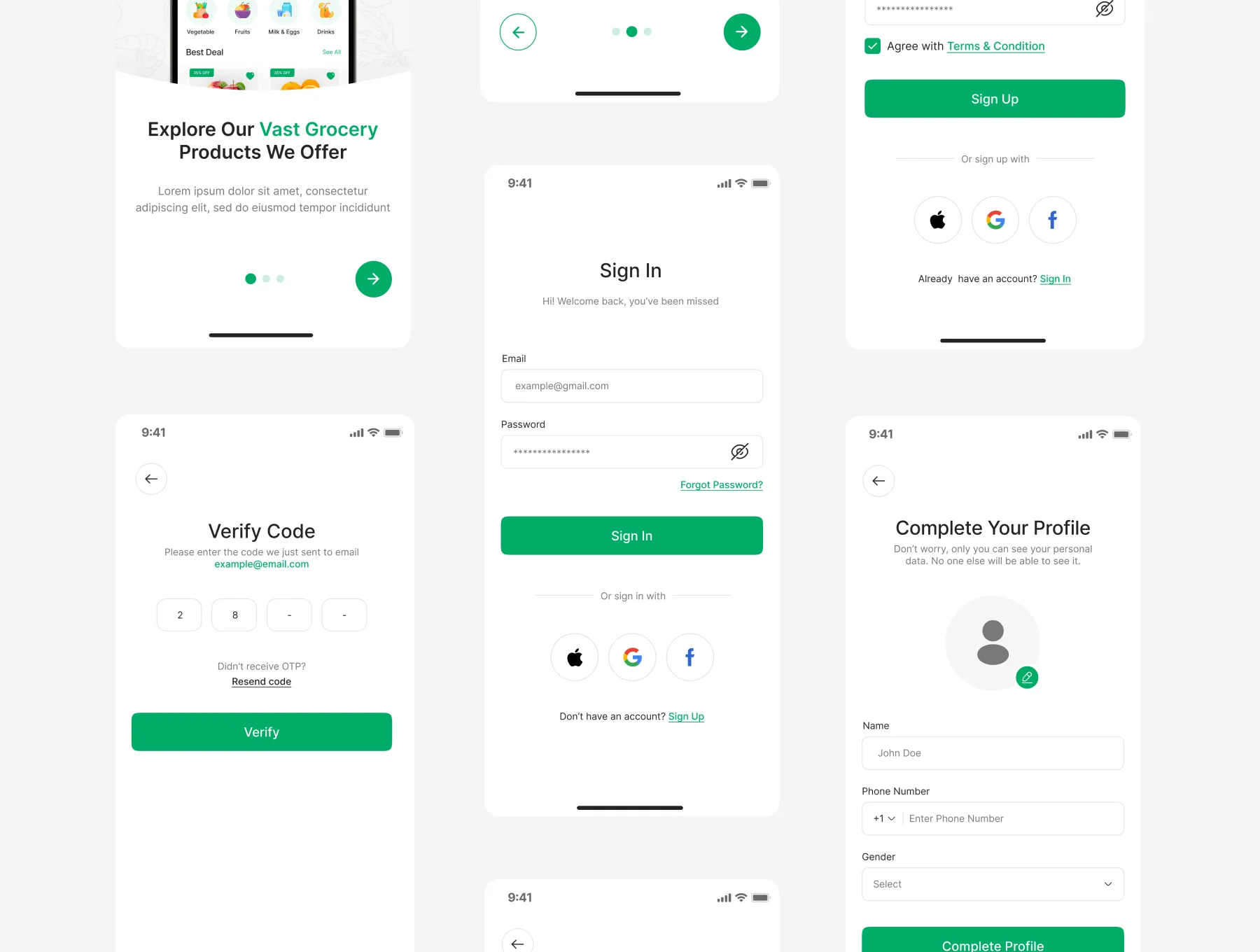 Grocery Delivery | Super Market UI Kit 3
