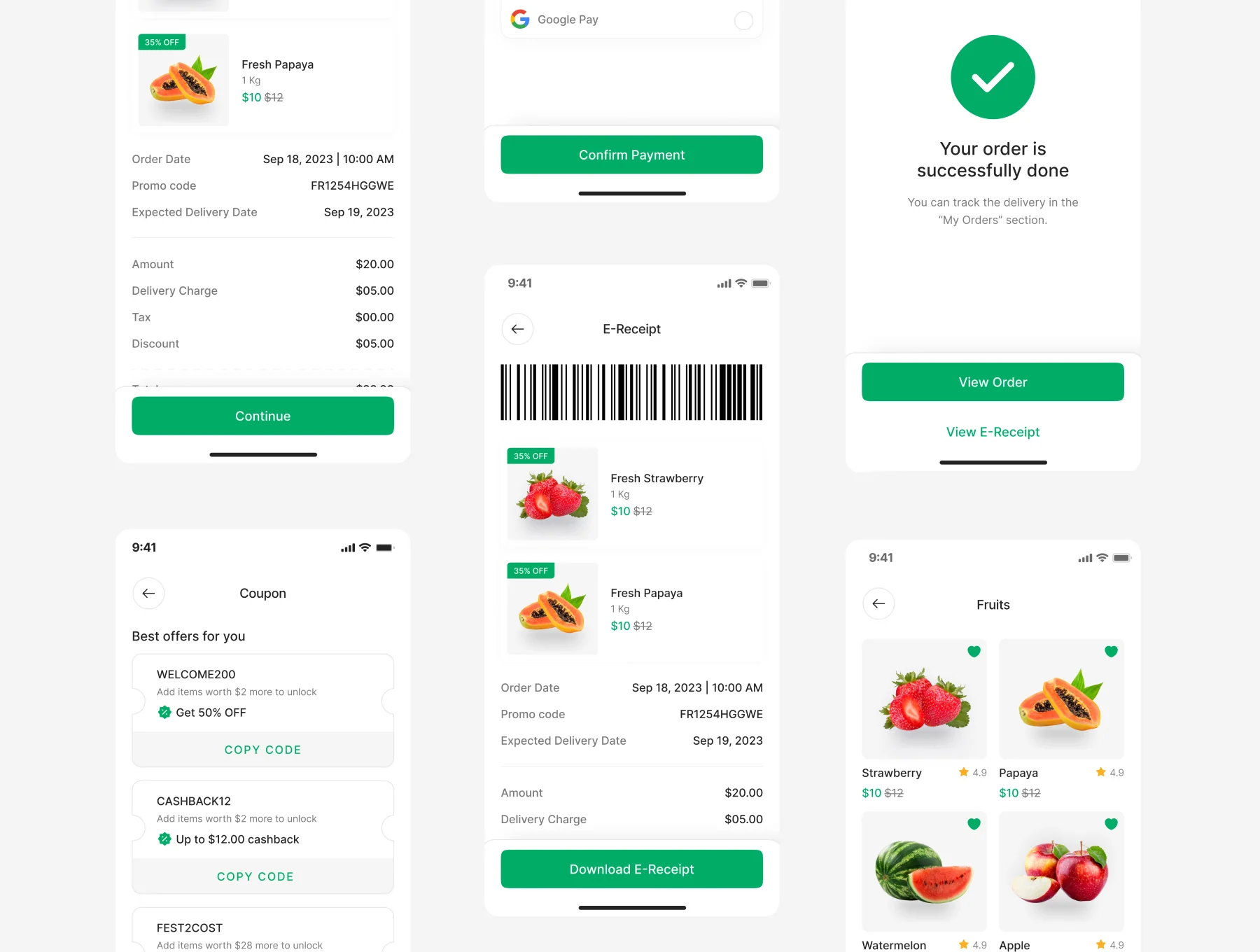 Grocery Delivery | Super Market UI Kit 6