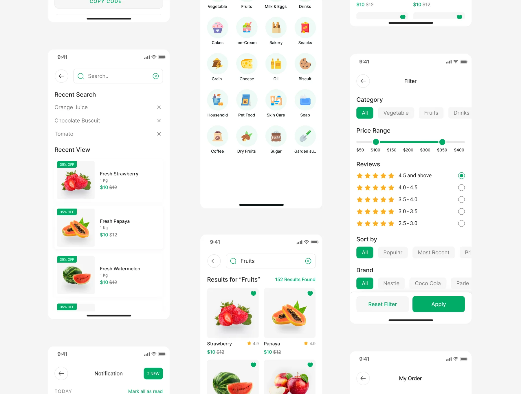 Grocery Delivery | Super Market UI Kit 7