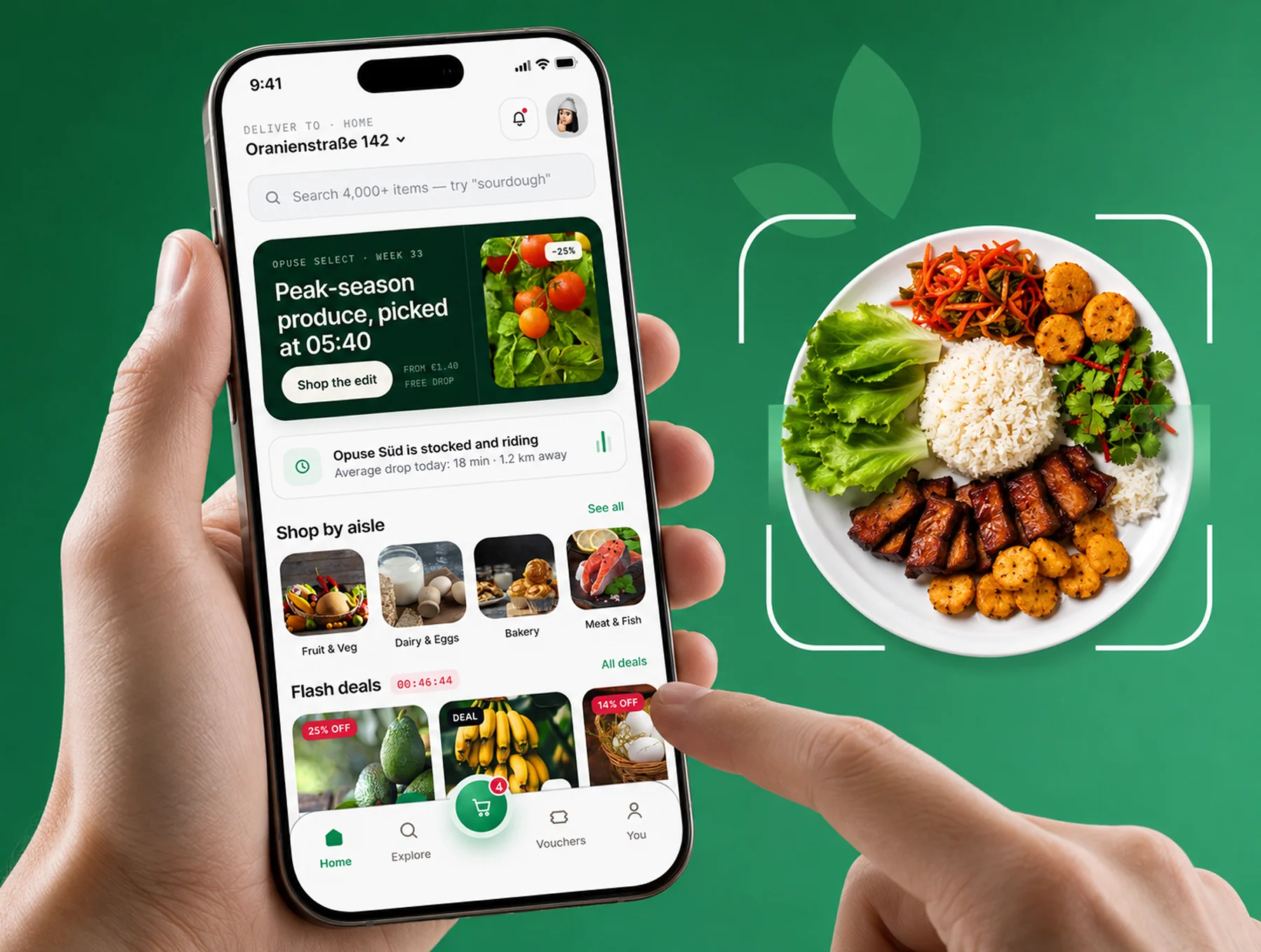 Grocery Shop & Delivery Mobile App UI Kit 3