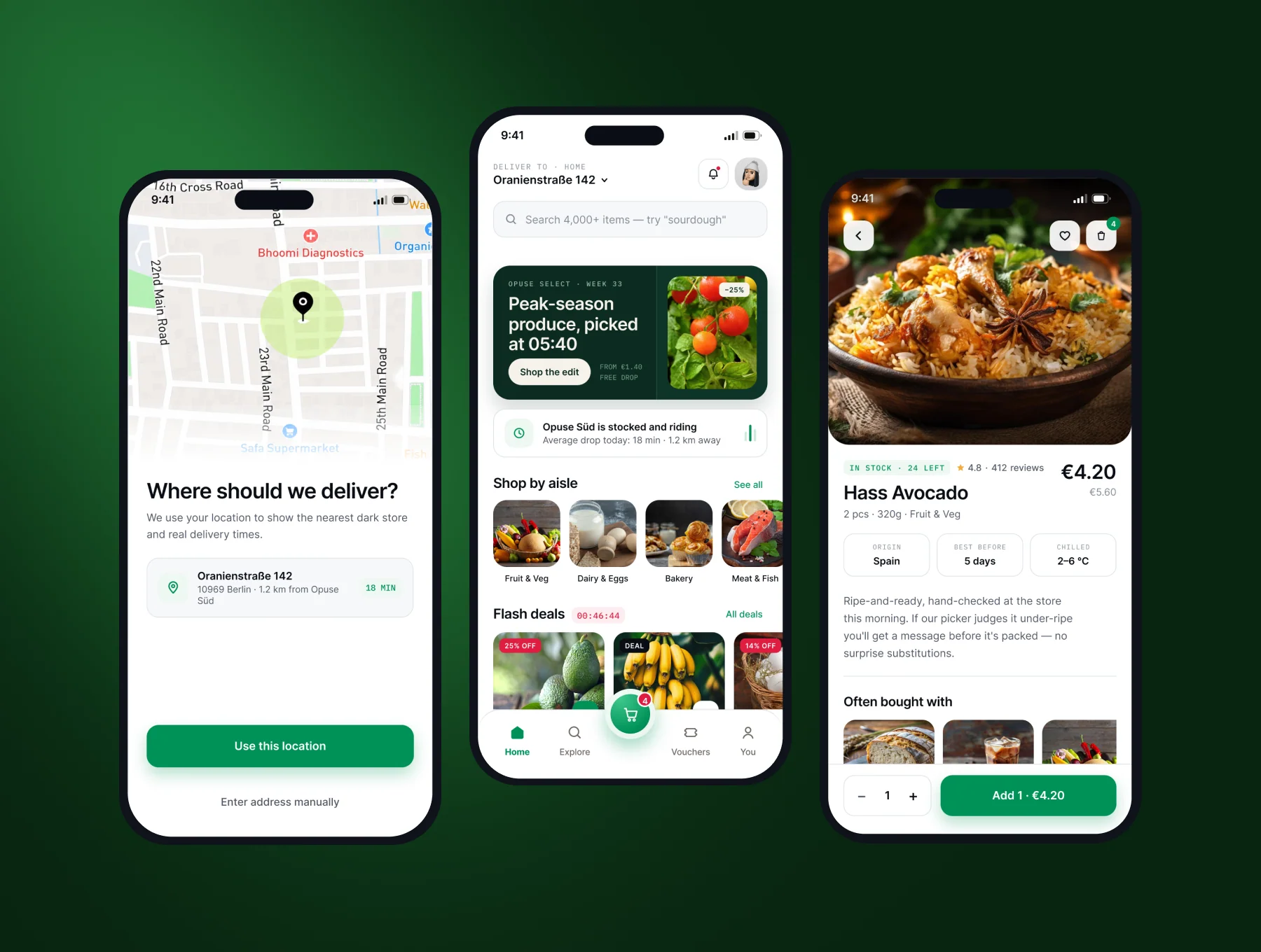 Grocery Shop & Delivery Mobile App UI Kit 4