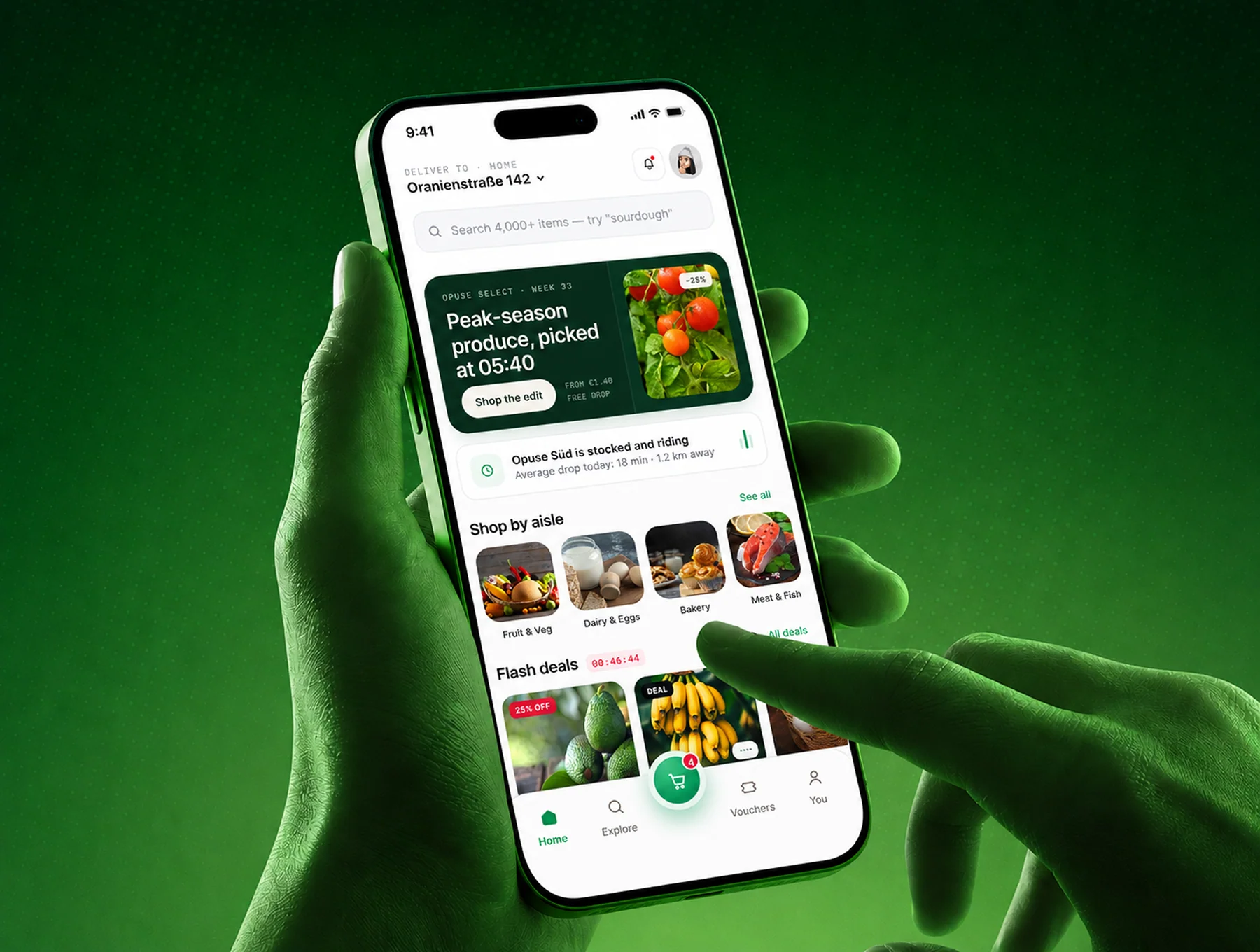 Grocery Shop & Delivery Mobile App UI Kit 5