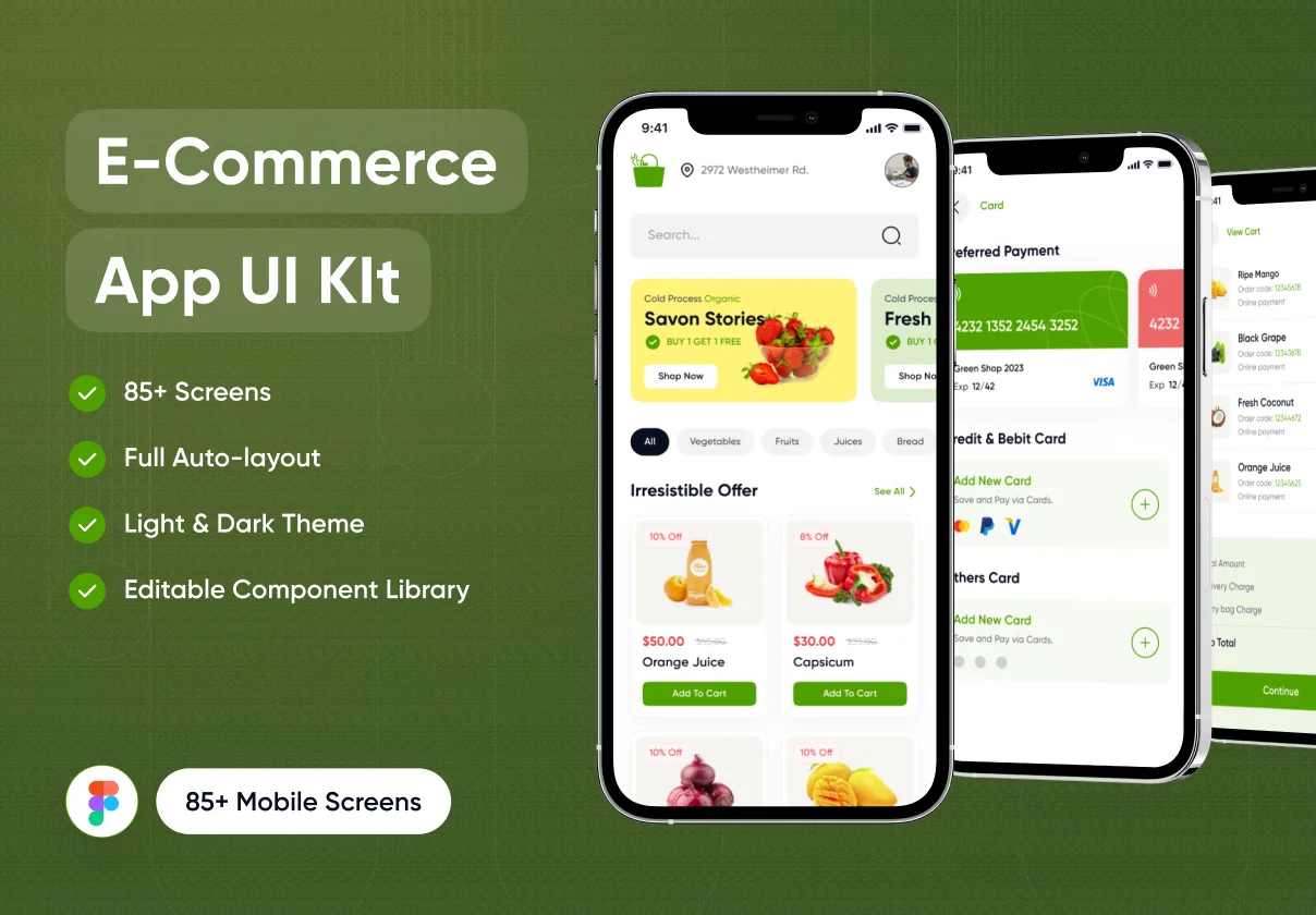 Grocery Shop UI Kit