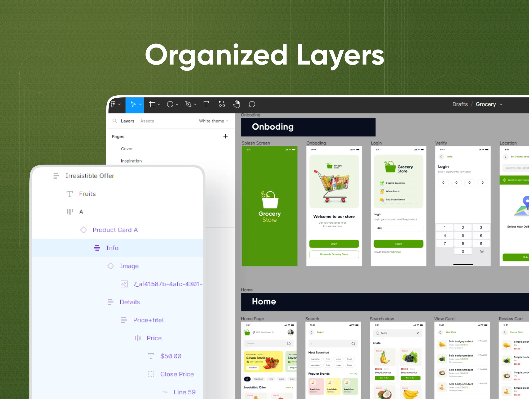 Grocery Shop UI Kit 3