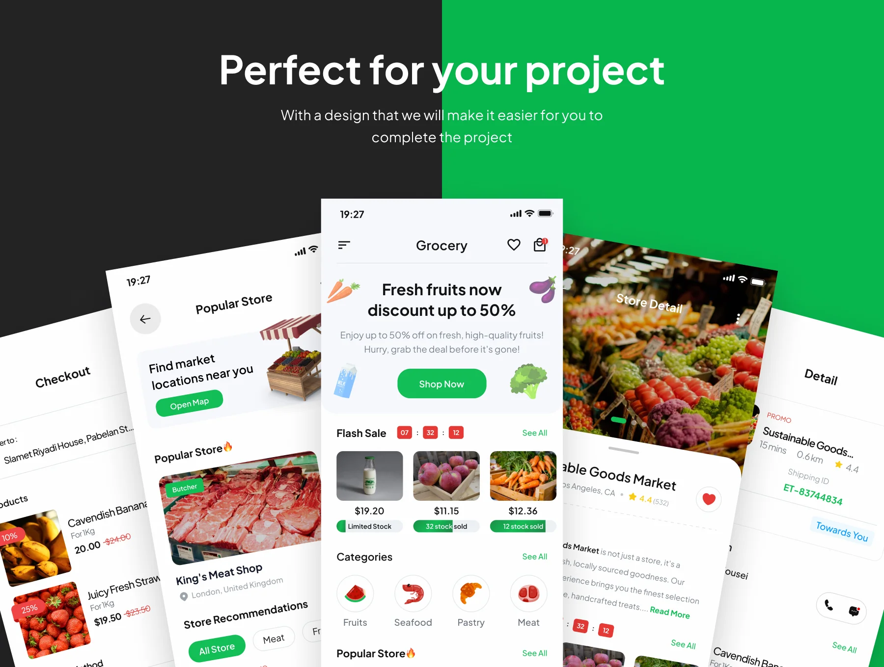 Grocify - Grocery Ecommerce Mobile App Ui Kits 4