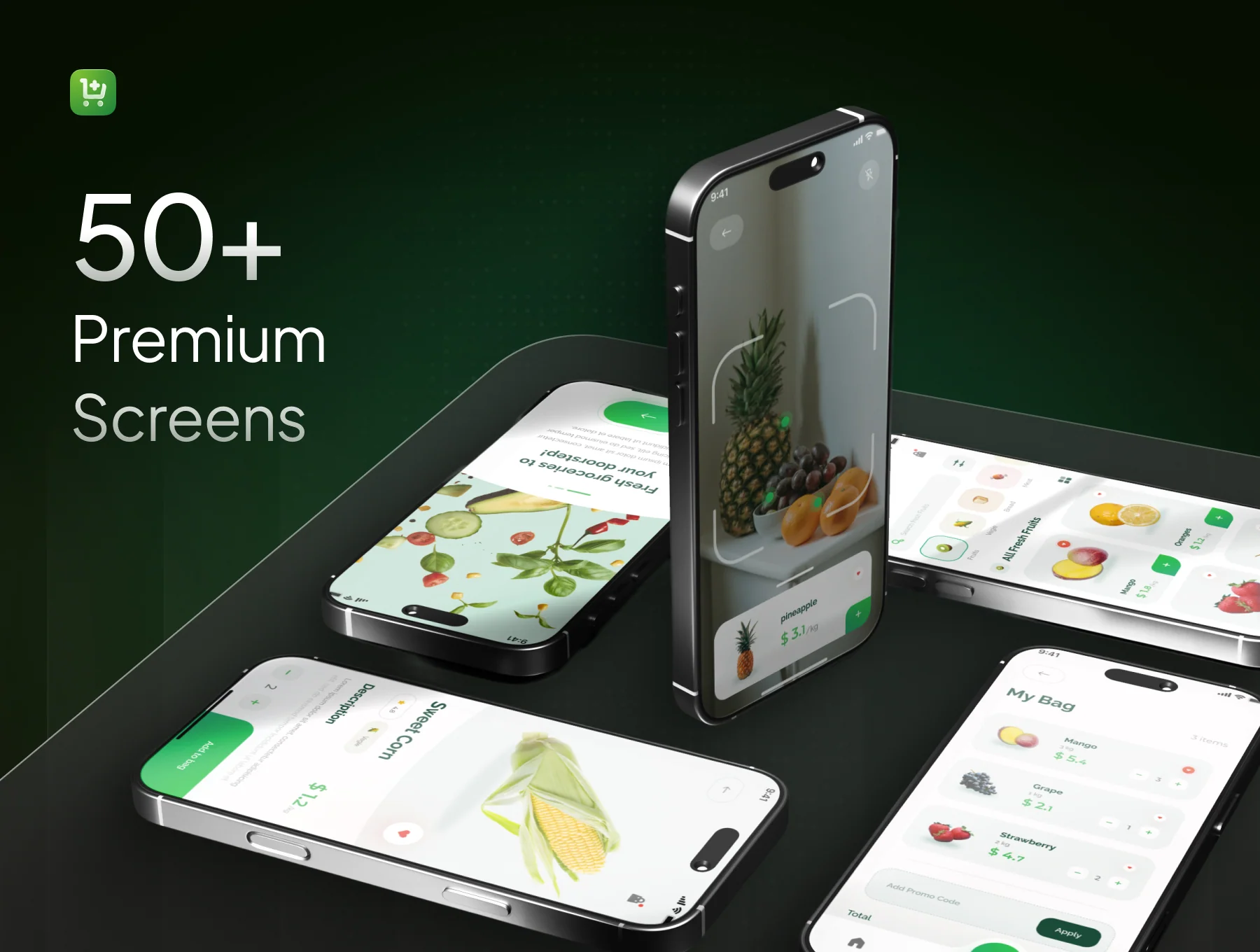 Grofast - Grocery Ecommerce App UI Kit 2
