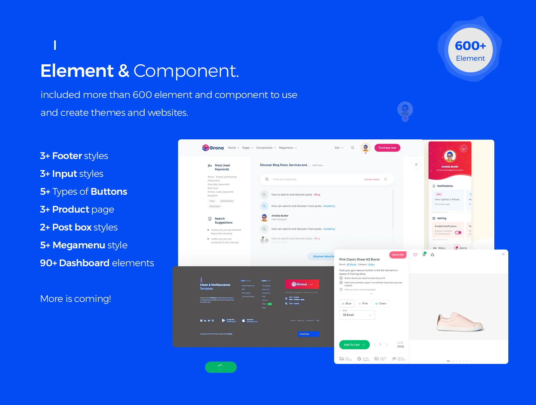 Grona - Bootstrap template and UI kit 2