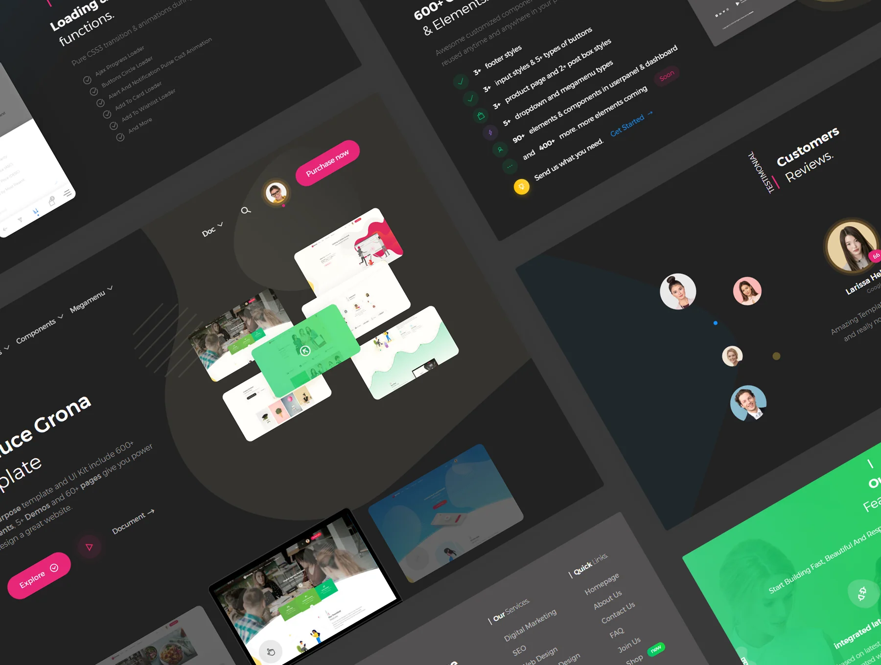 Grona - Bootstrap template and UI kit 6