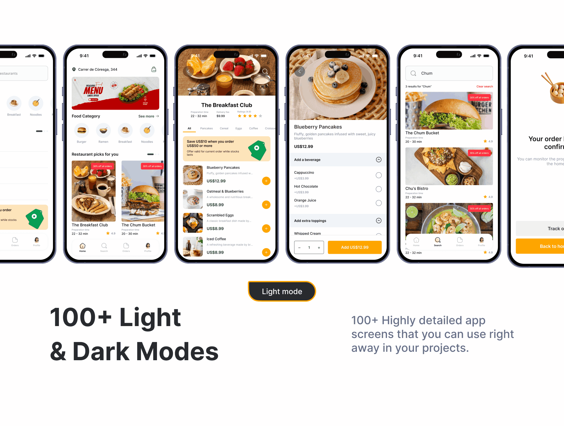 Groob: Food Delivery App UI Kit 5