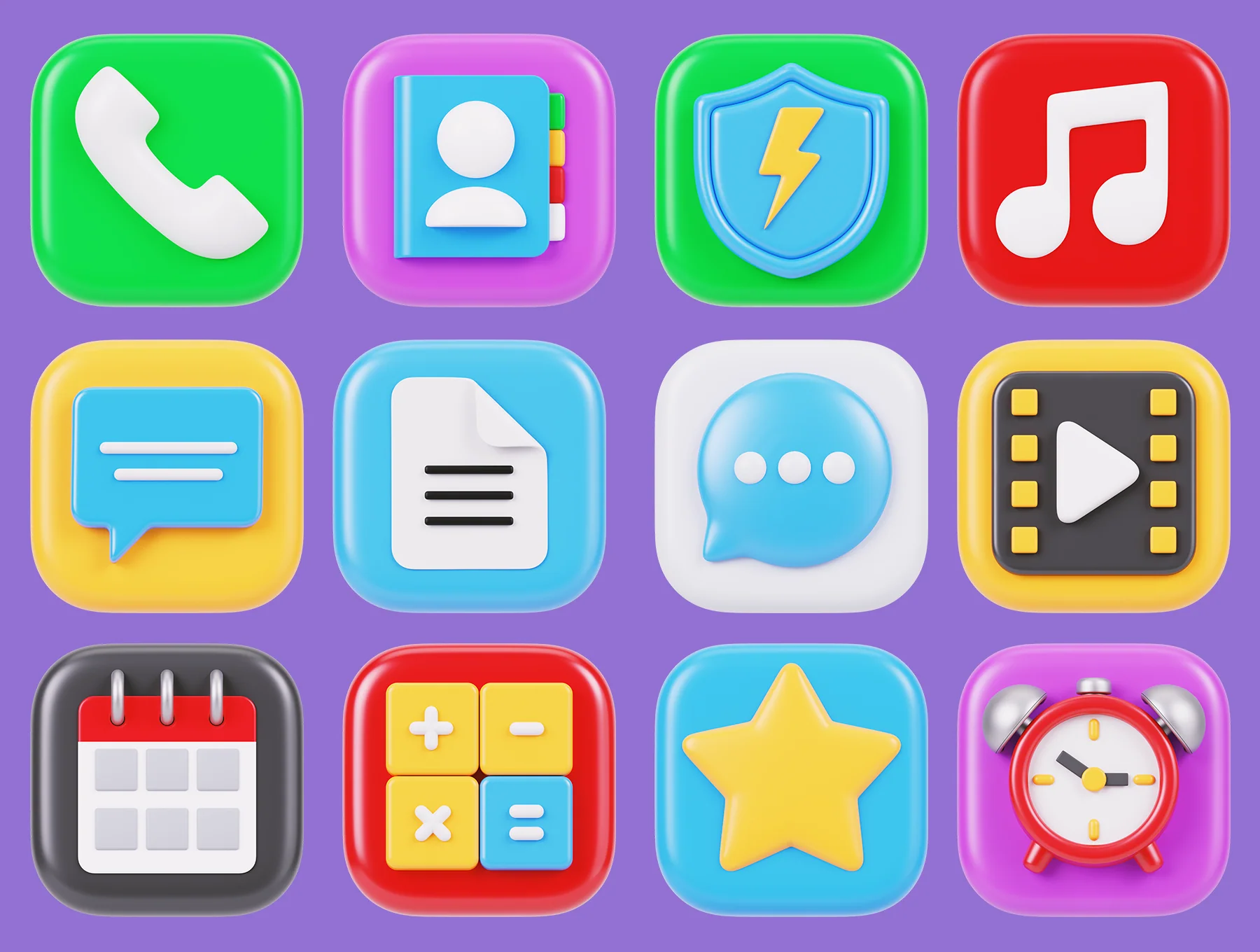 User Interface 3D Icon Pack 5