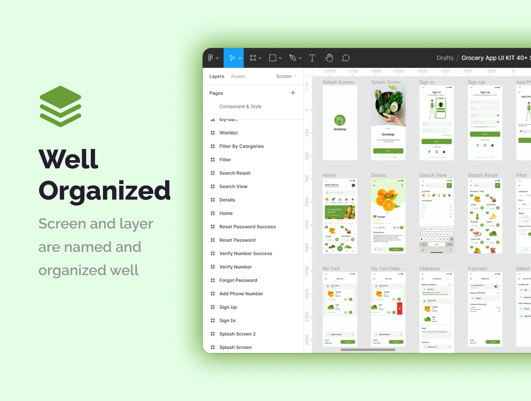 Groshop - Grocery App UI Kit 3