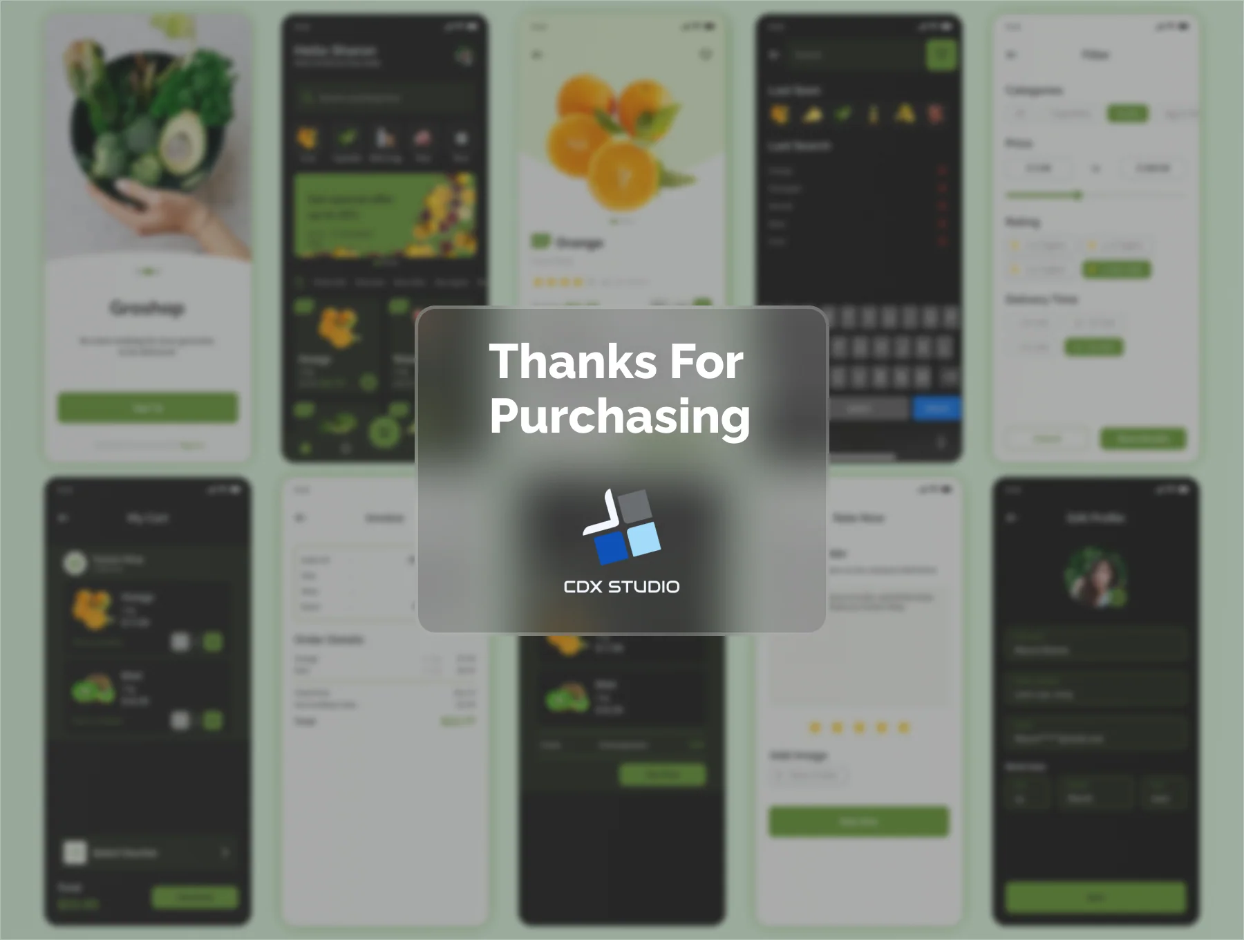 Groshop - Grocery App UI Kit 8