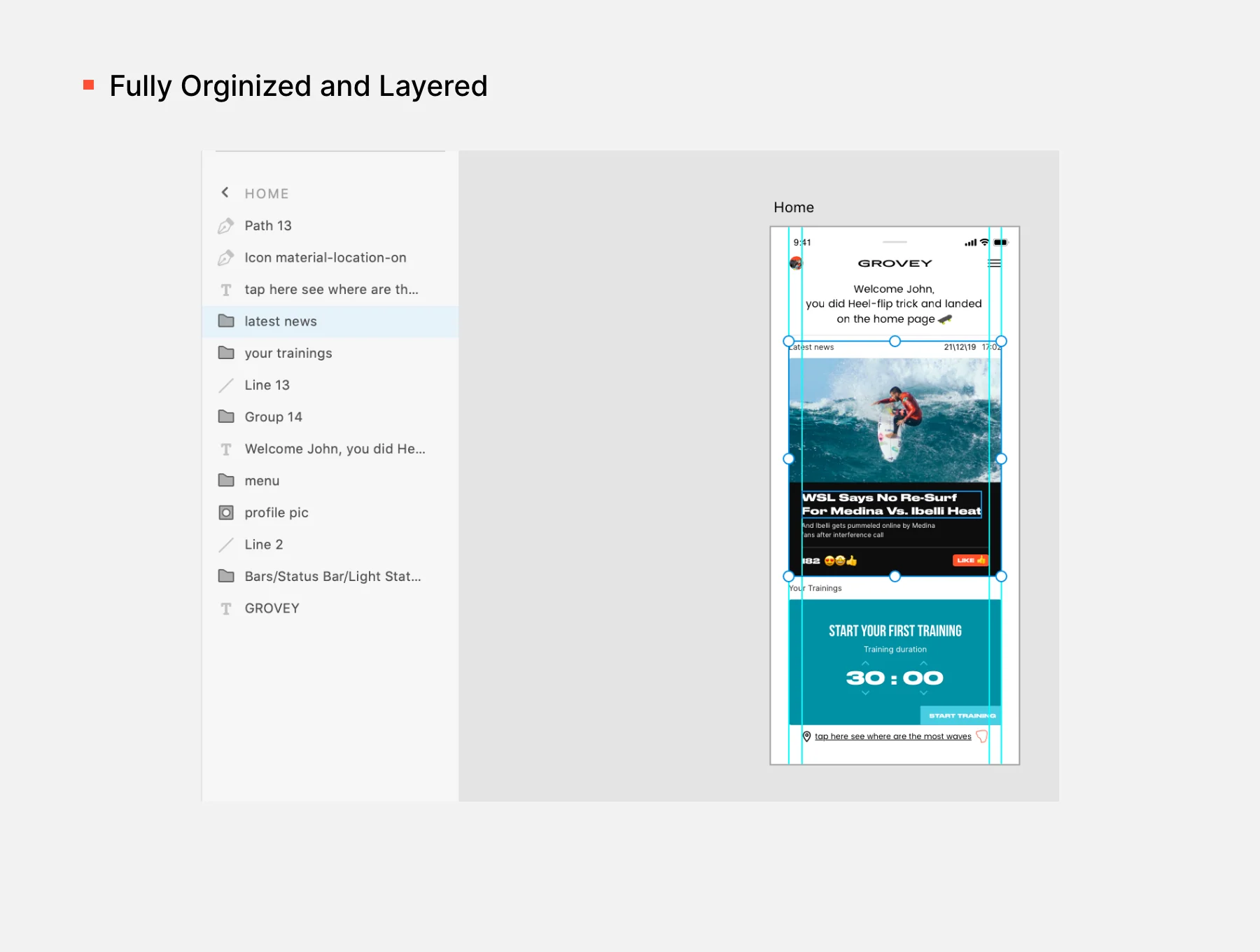 Grovey IOS UI KIT 4