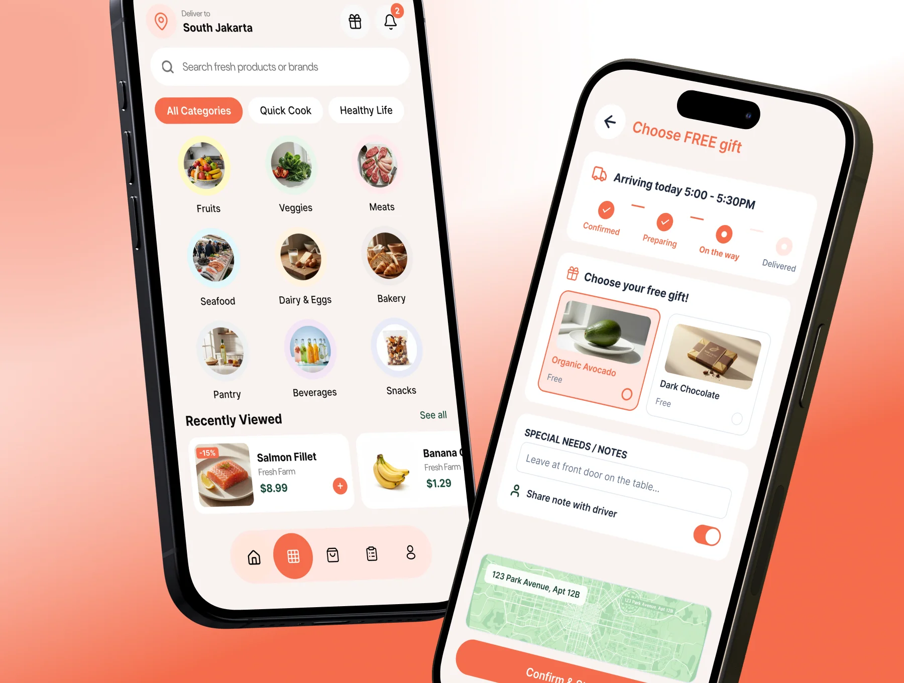 Grovia – Grocery Delivery Mobile App UI Kit 5