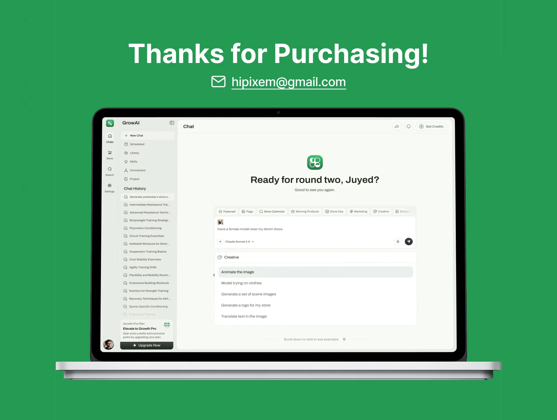GrowAI - AI eCommerce Marketing Platform UI Kit 6