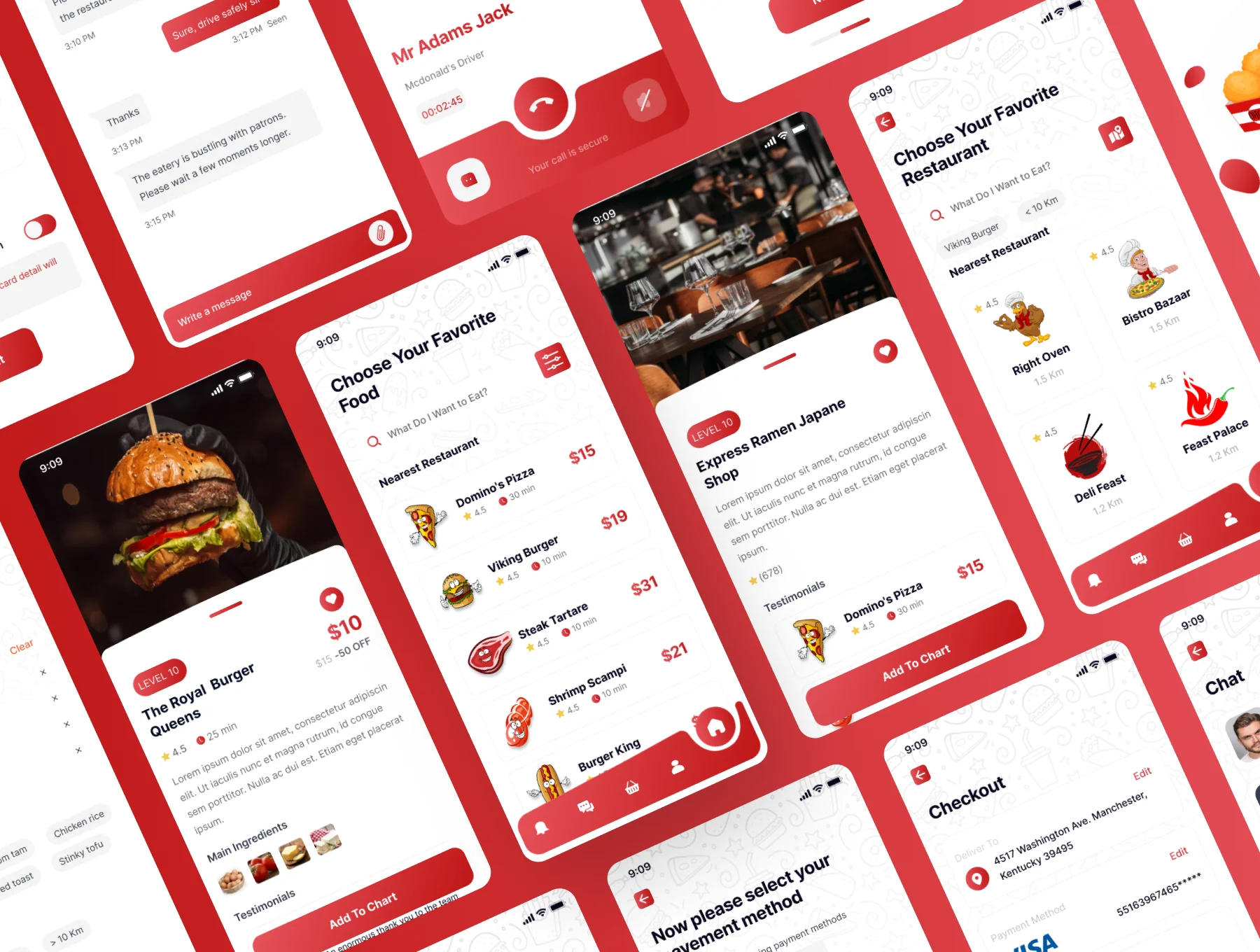 GrubEats Delivery App Food UI Kit 6