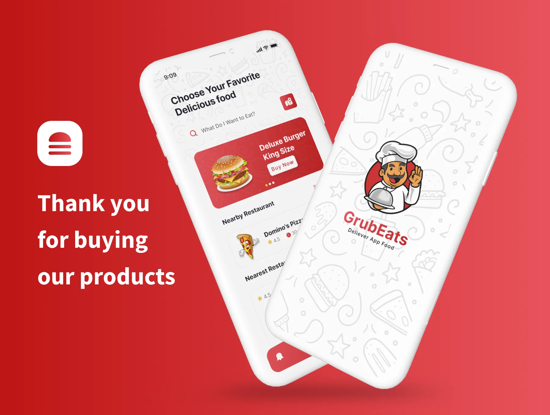 GrubEats Delivery App Food UI Kit 8