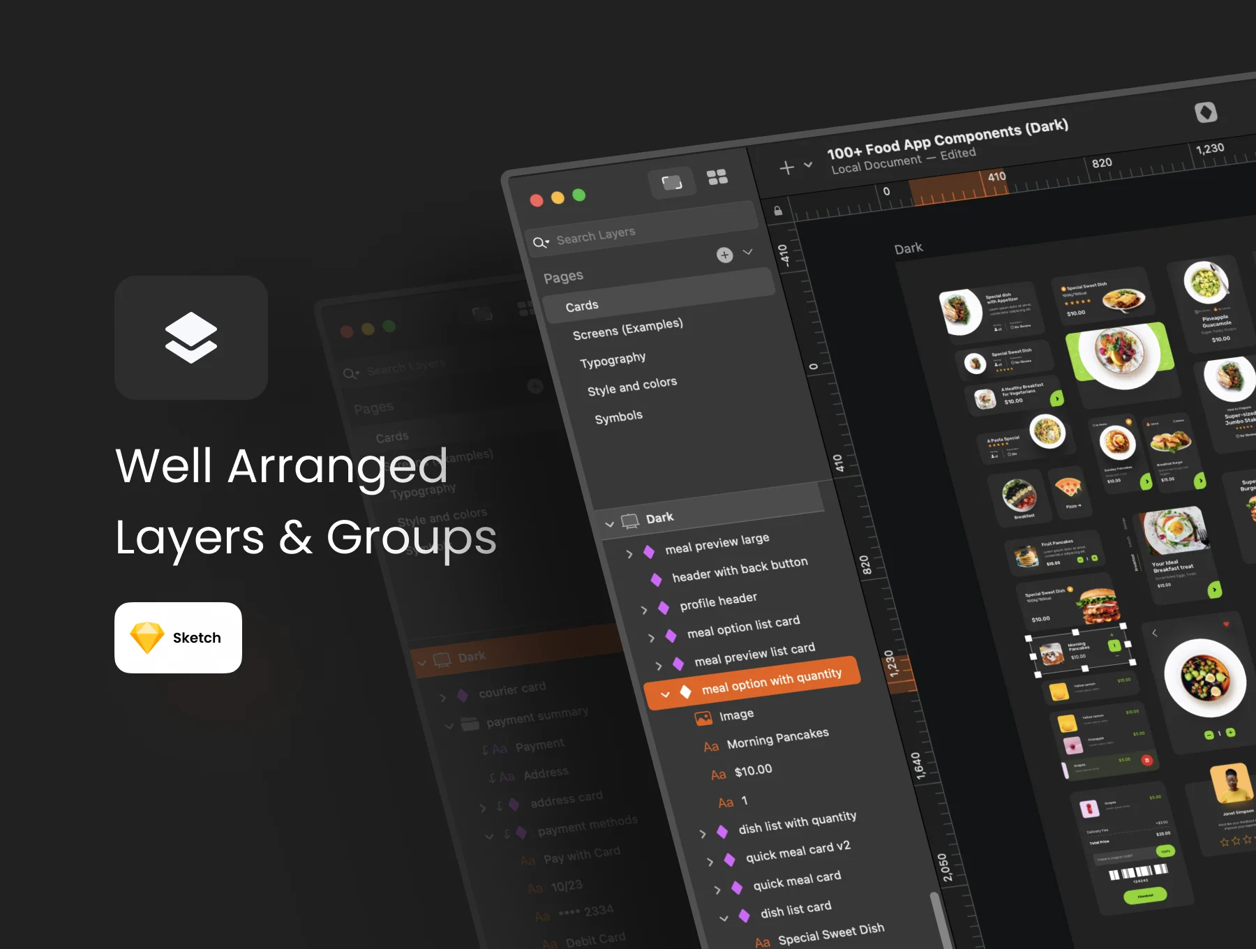 Grubr Food Card UI Kit 7