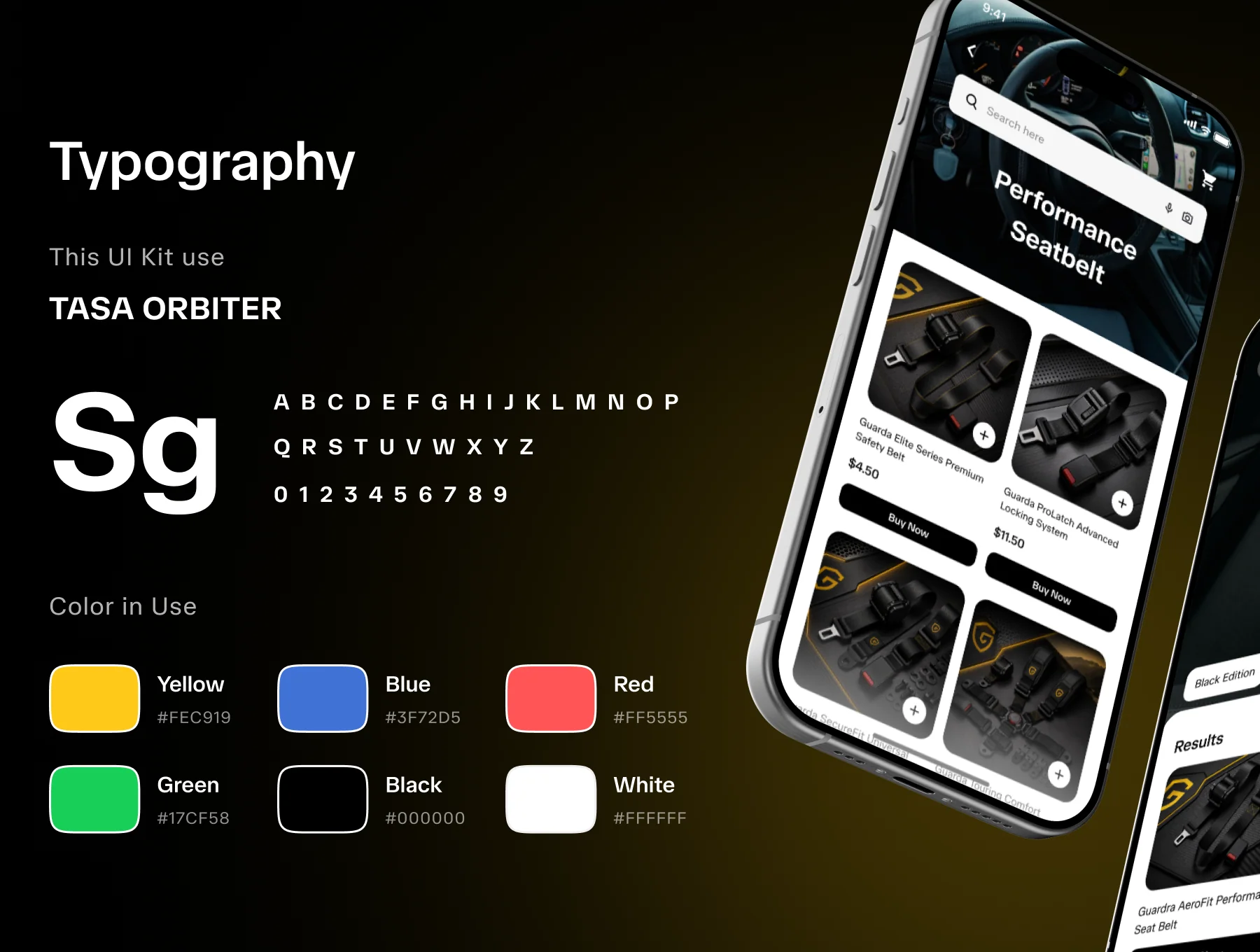 Guarda - Automotive Ecommerce Mobile App UI Kit 5