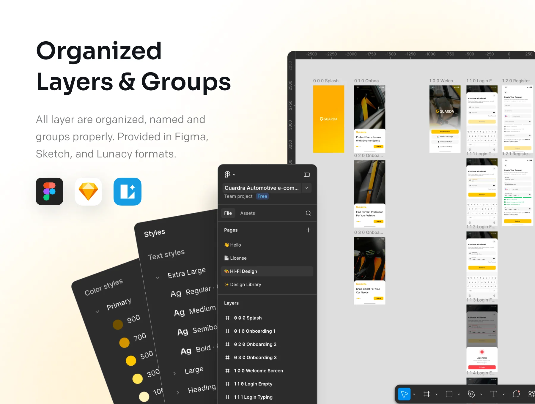 Guarda - Automotive Ecommerce Mobile App UI Kit 7