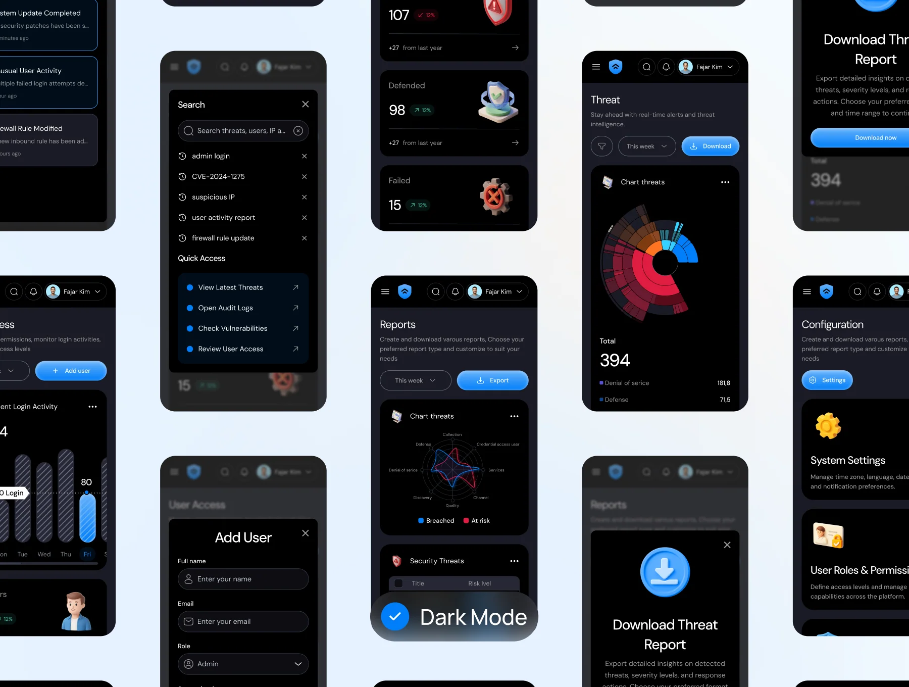 GuardianOps - NextGen Cybersecurity Dashboard UI KIT 6