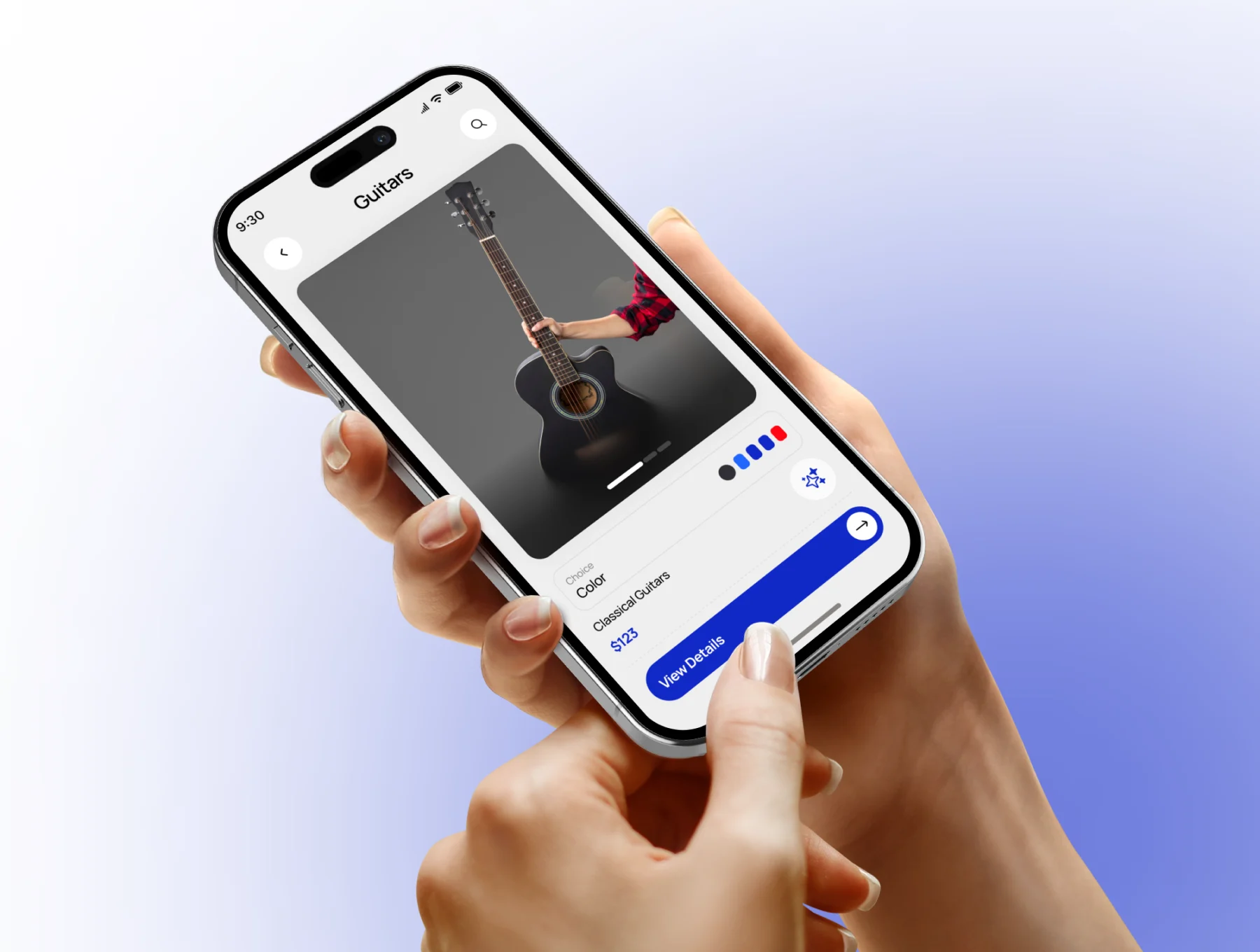 Guitarra – Music Instrument Store Mobile UI Kit 4