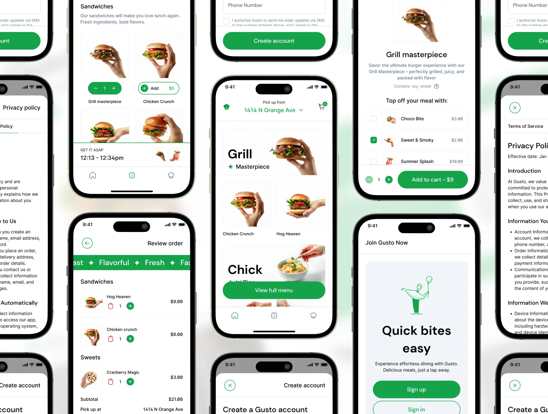 Gusto - Food ordering App 2
