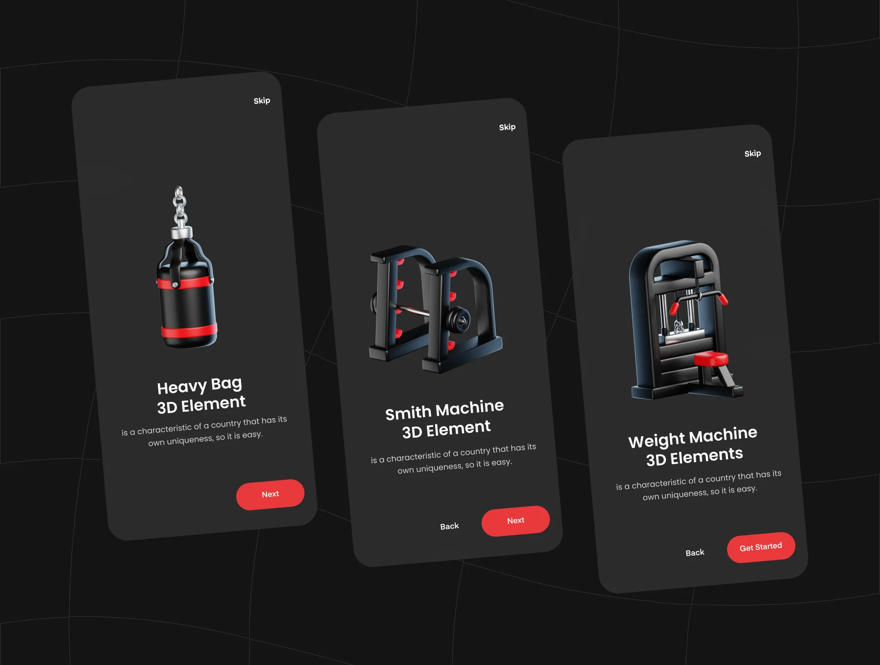 Gym Equipment 3D Icon 4