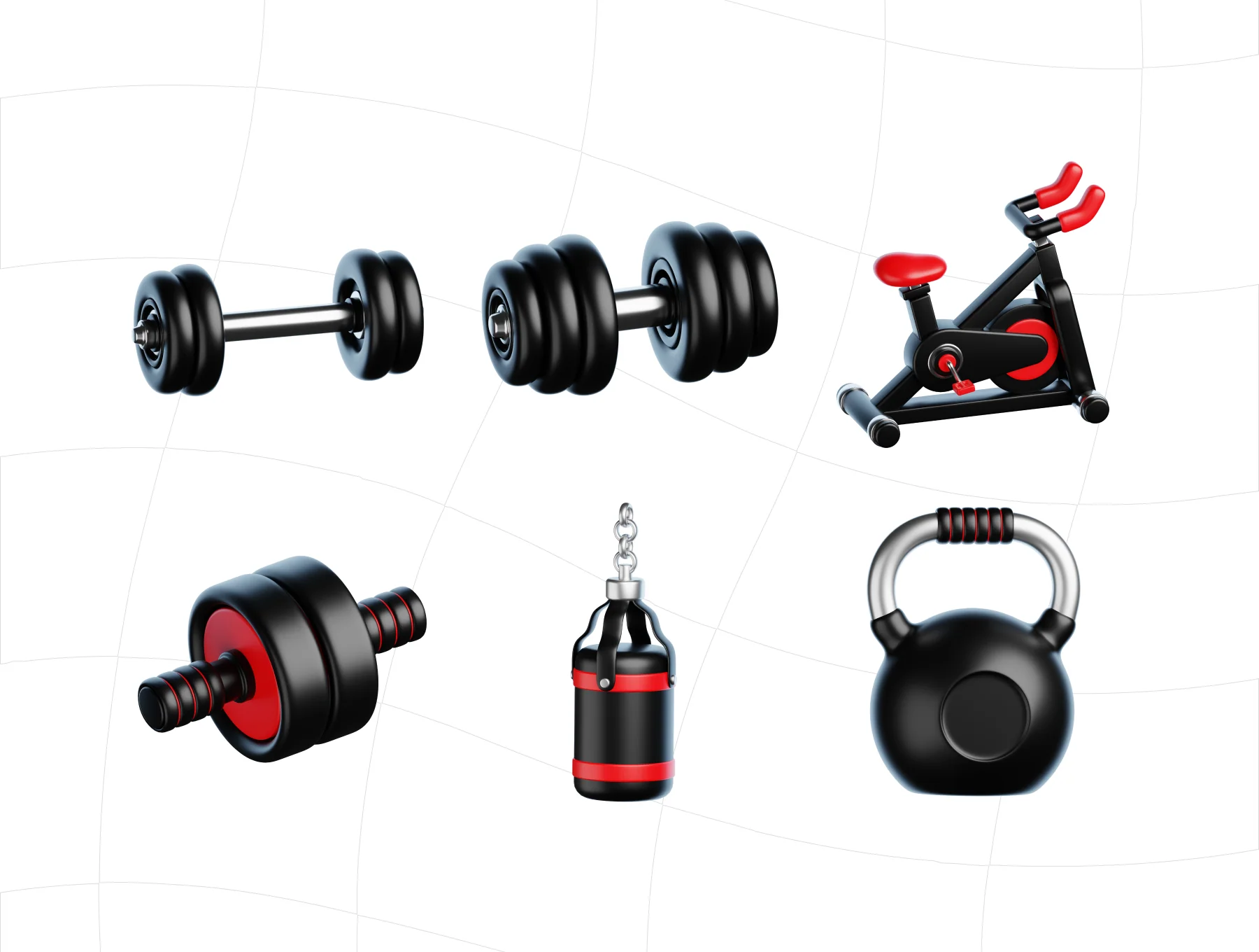 Gym Equipment 3D Icon 6