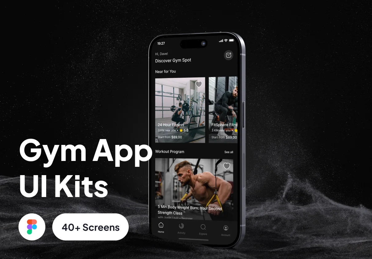 Gym App UI Kit